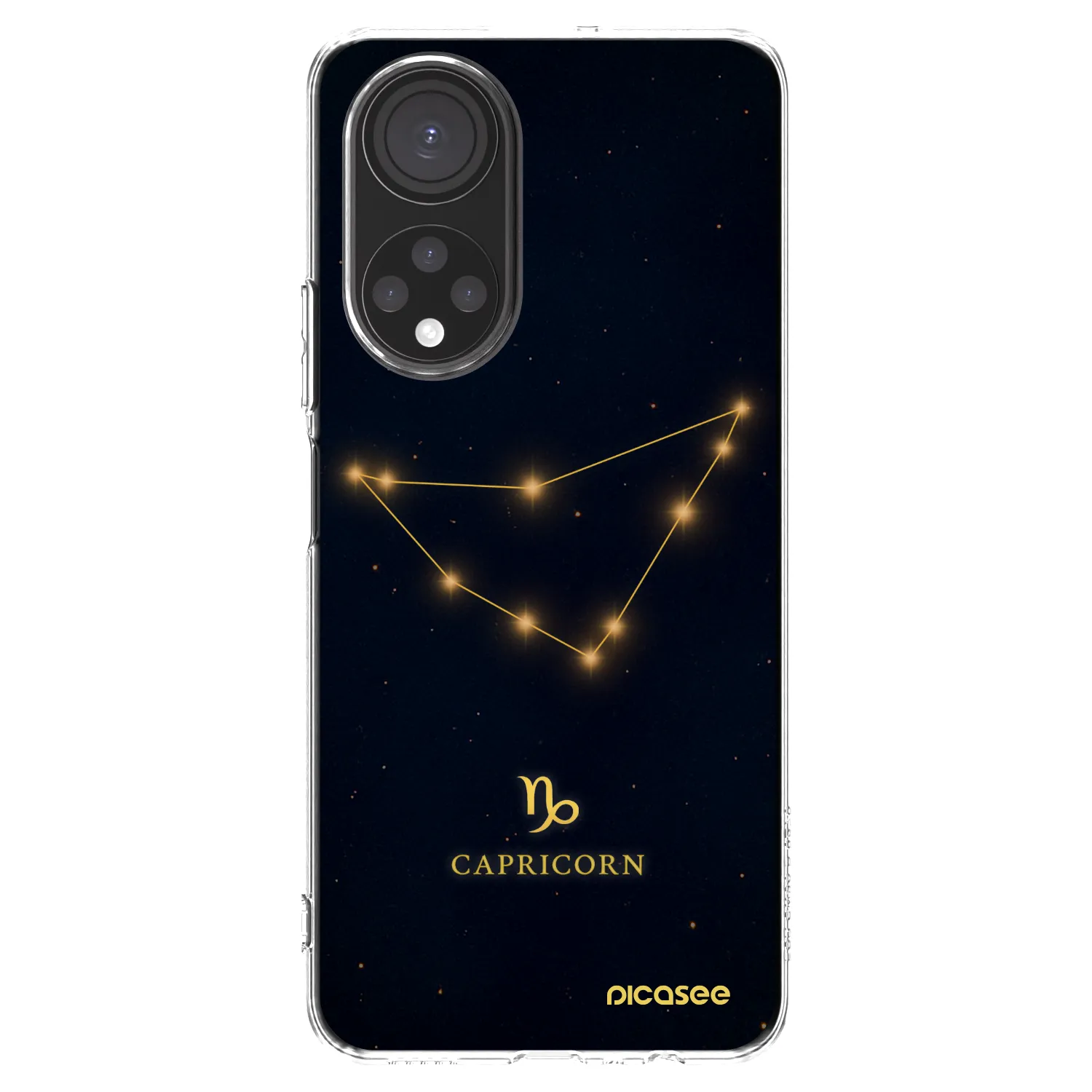 Picasee silikonski prozorni ovitek za Honor X7 - CAPRICORN