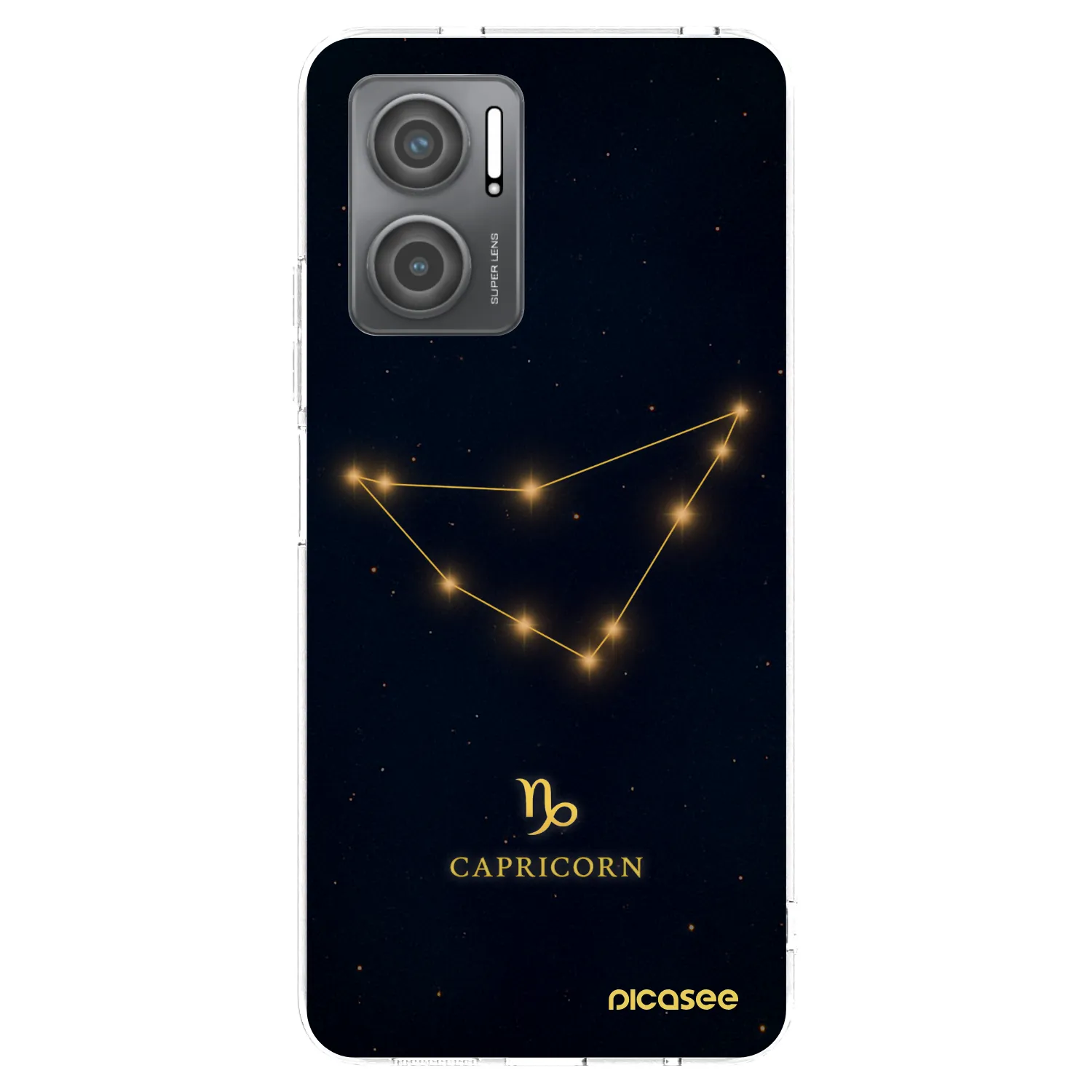 Picasee silikonski prozorni ovitek za Xiaomi Redmi 10 5G - CAPRICORN
