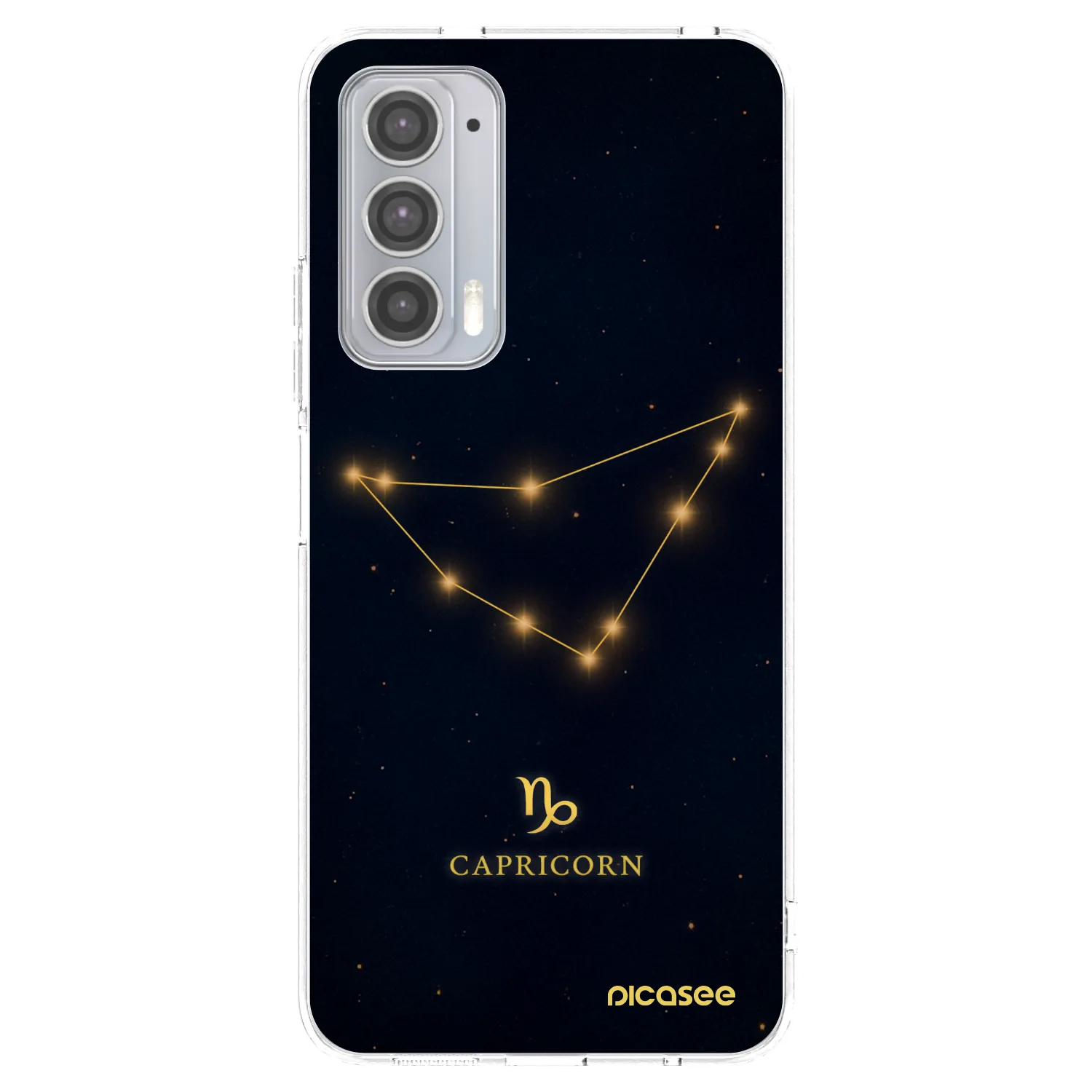 Picasee silikonski prozorni ovitek za Motorola Edge 20 - CAPRICORN