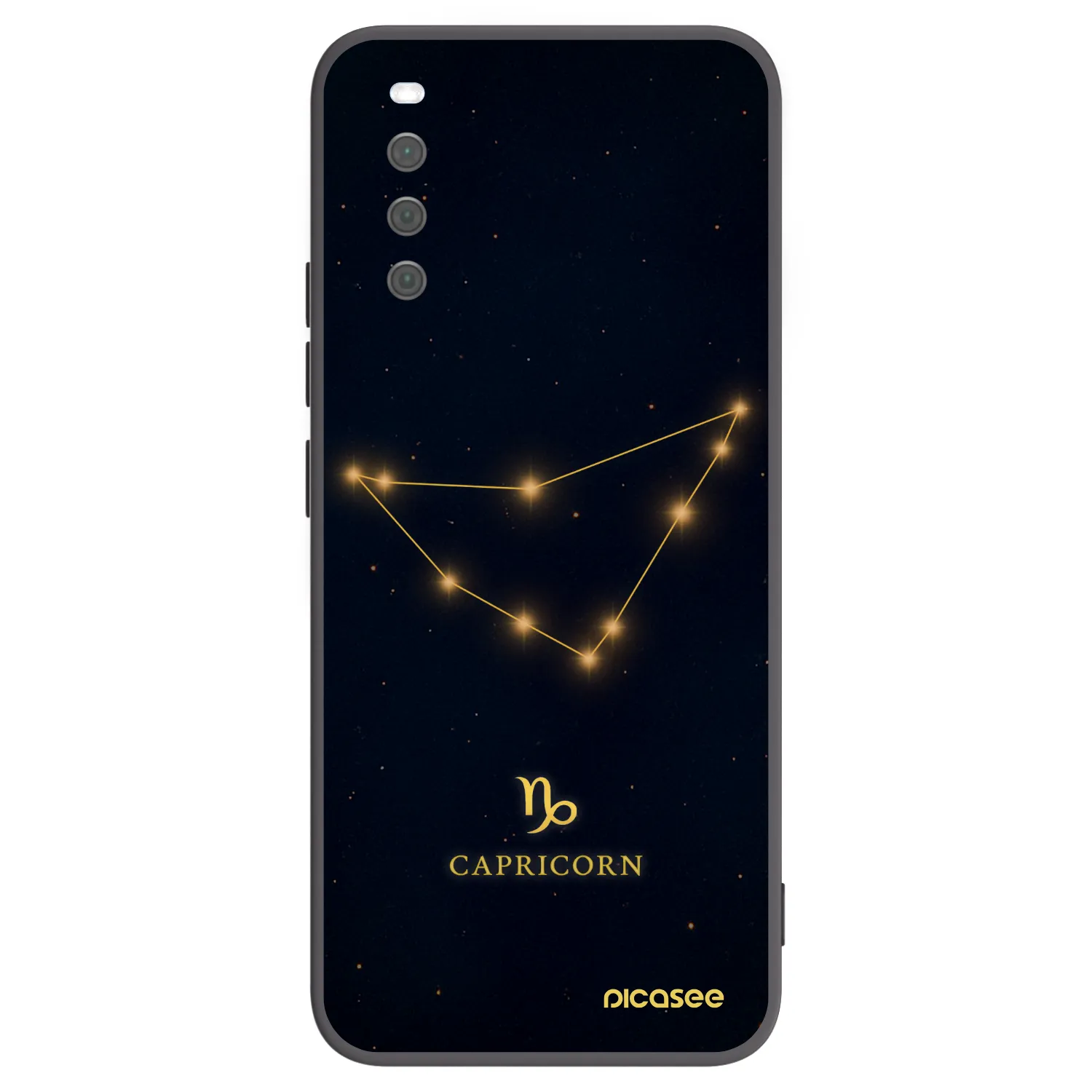 Picasee silikonski črni ovitek za Sony Xperia 10 III - CAPRICORN