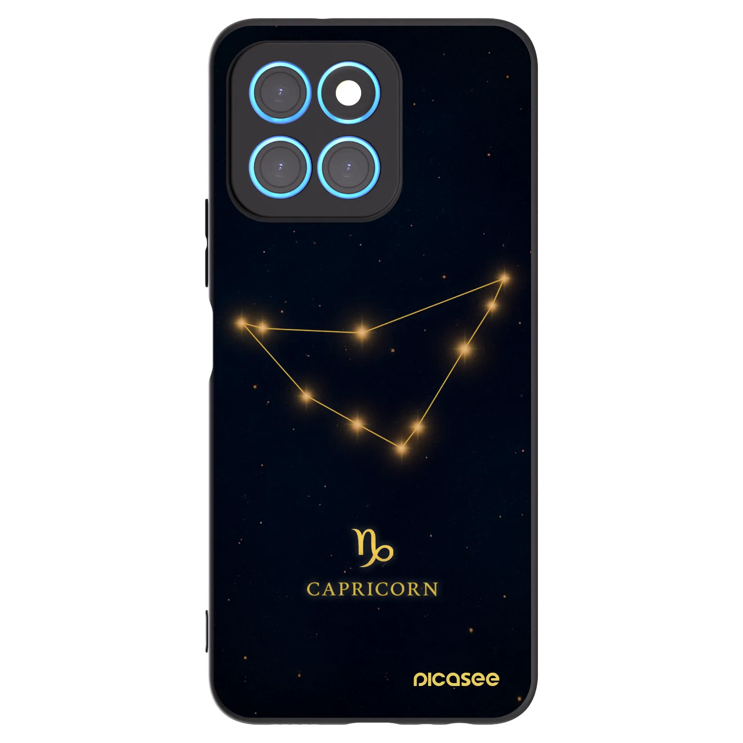 Picasee silikonski črni ovitek za Honor X6 - CAPRICORN