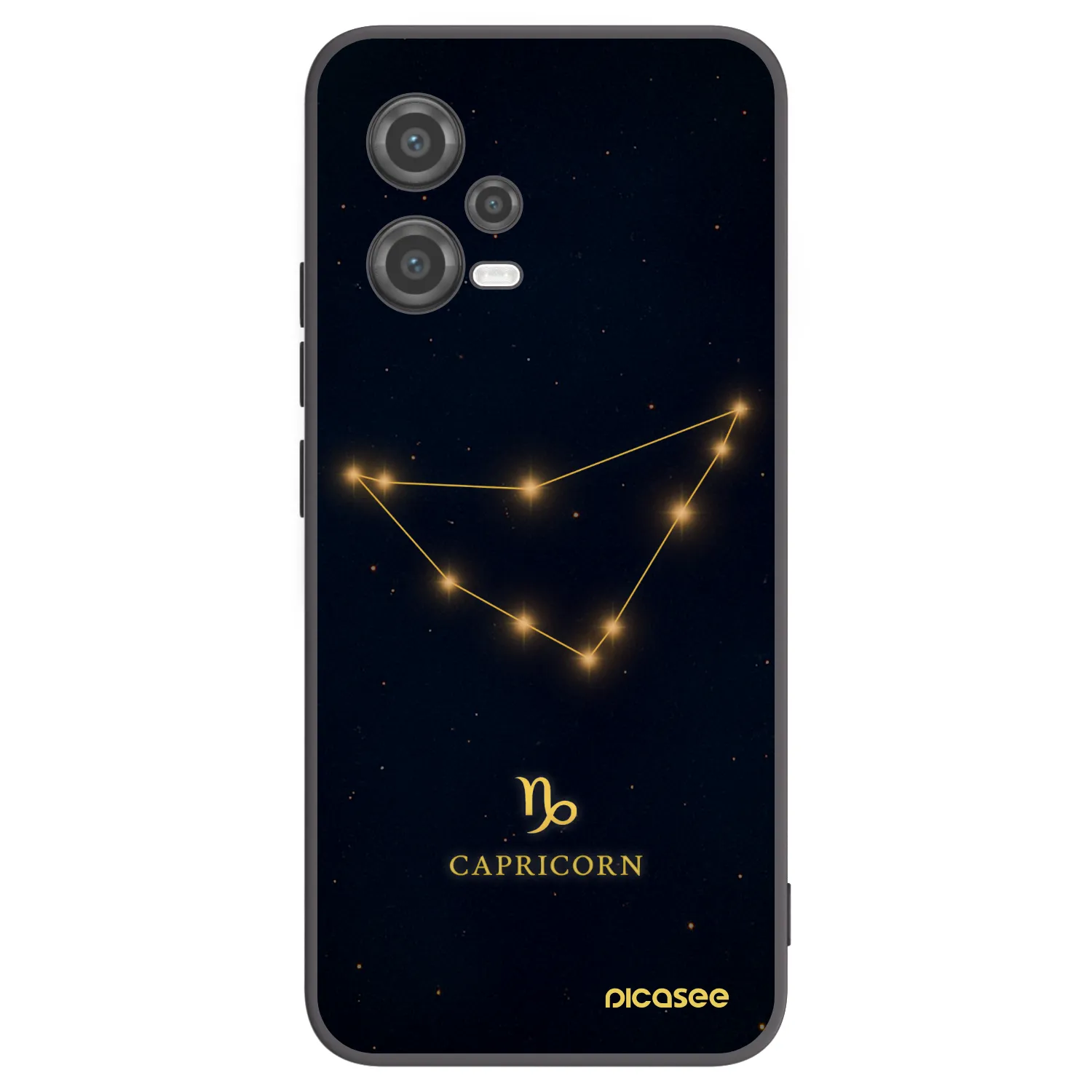 Picasee silikonski črni ovitek za Xiaomi Poco X5 - CAPRICORN