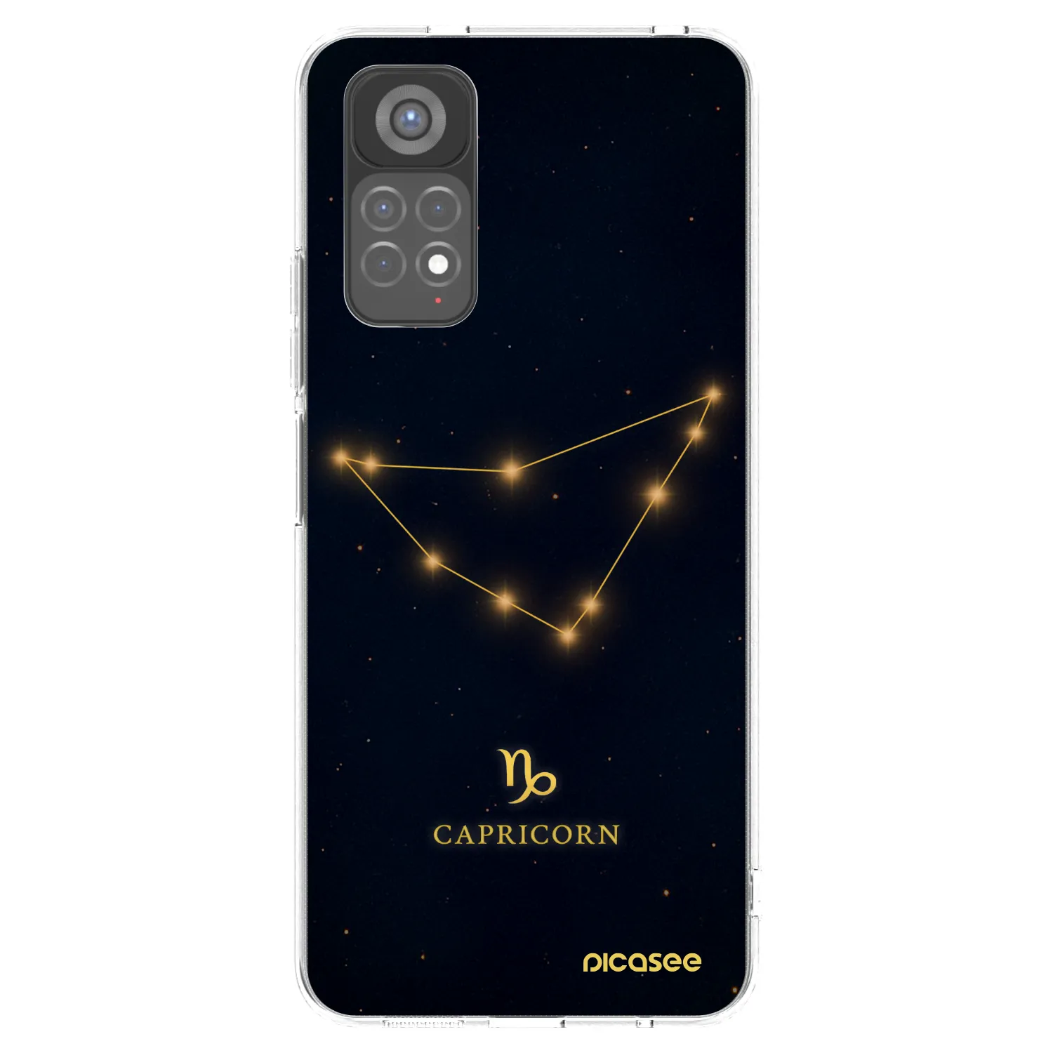 Picasee silikonski prozorni ovitek za Xiaomi Redmi Note 11S 5G - CAPRICORN