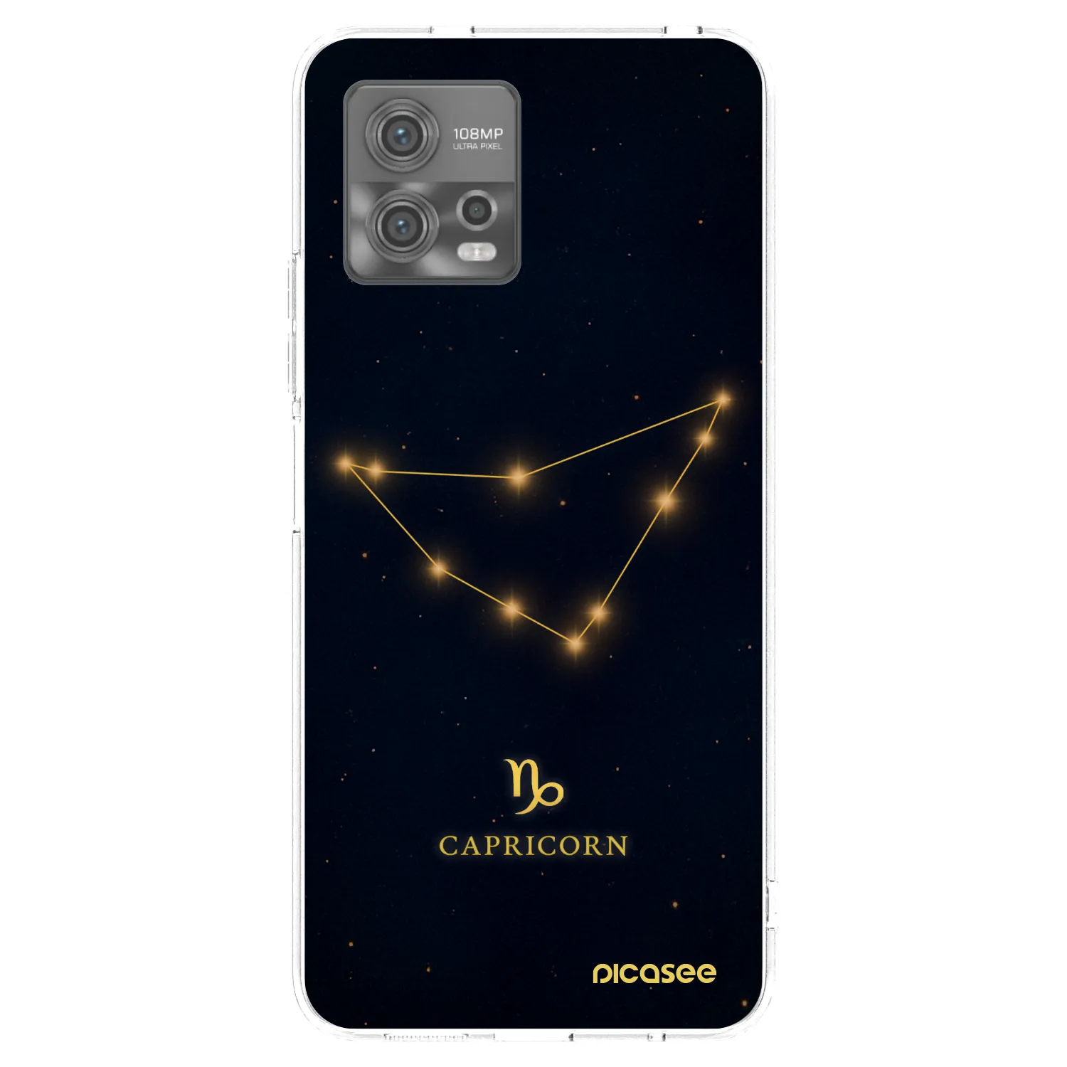 Picasee silikonski prozorni ovitek za Motorola Moto G72 - CAPRICORN