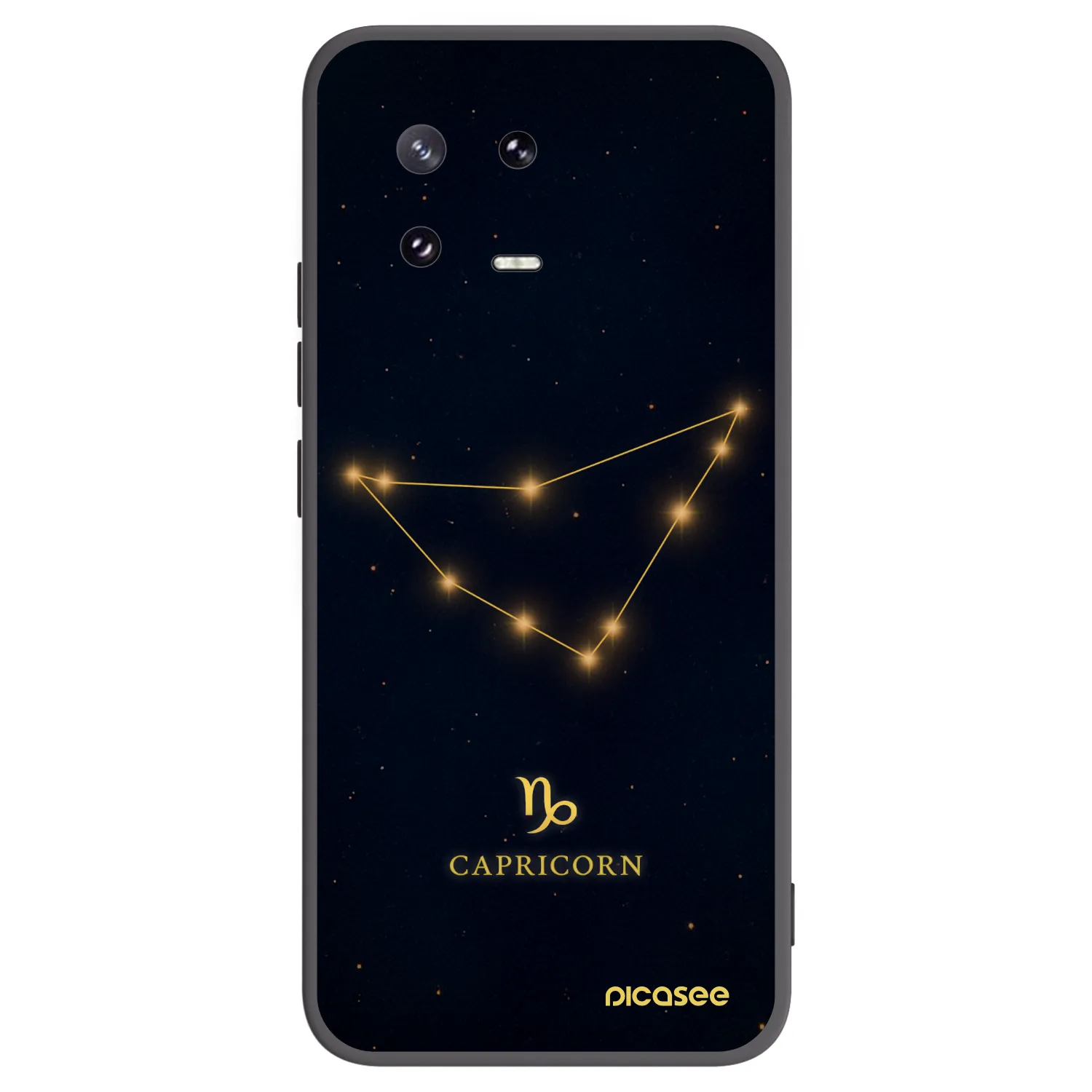 Picasee silikonski črni ovitek za Xiaomi 13 Pro - CAPRICORN