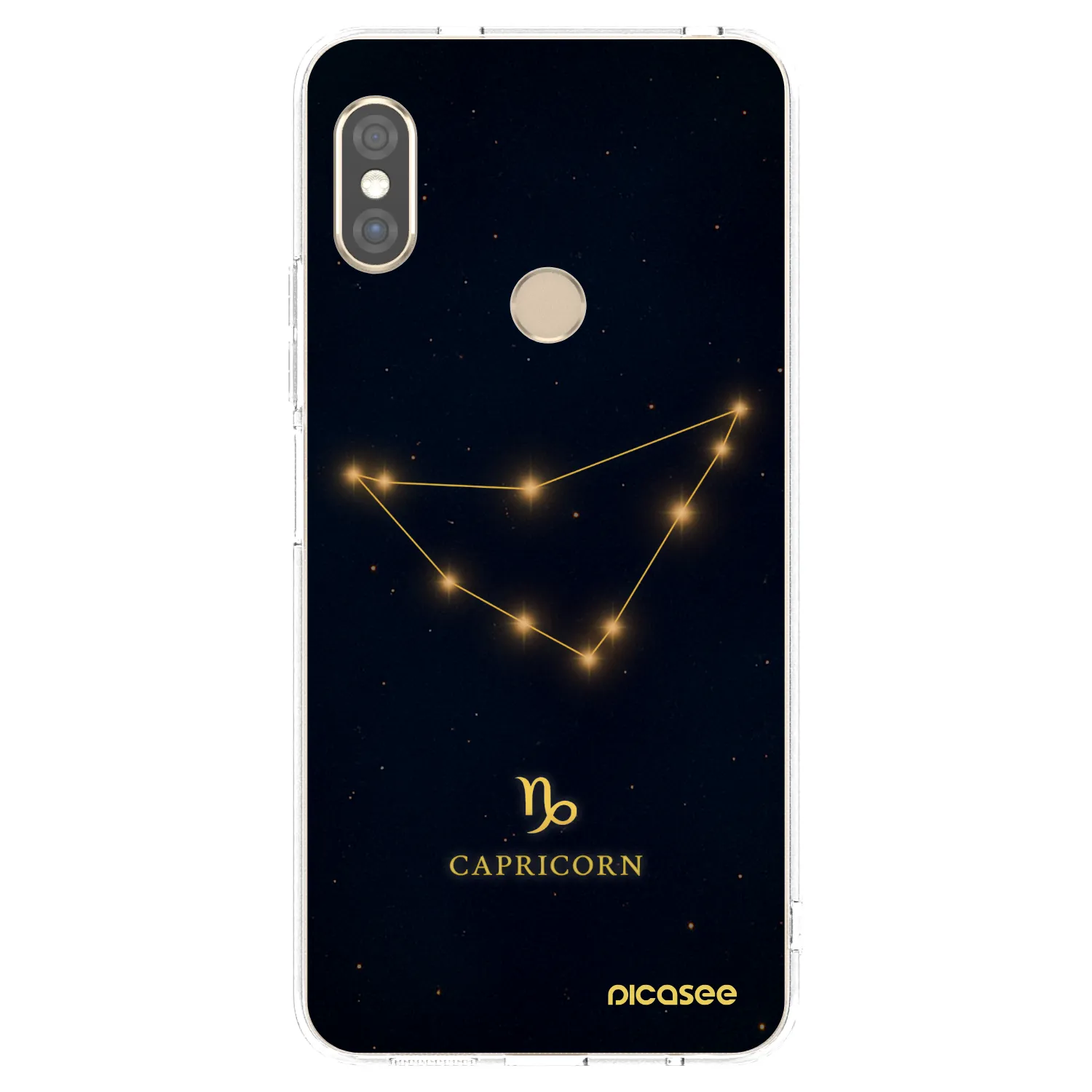 Picasee silikonski prozorni ovitek za Xiaomi Redmi Note 5 Global - CAPRICORN