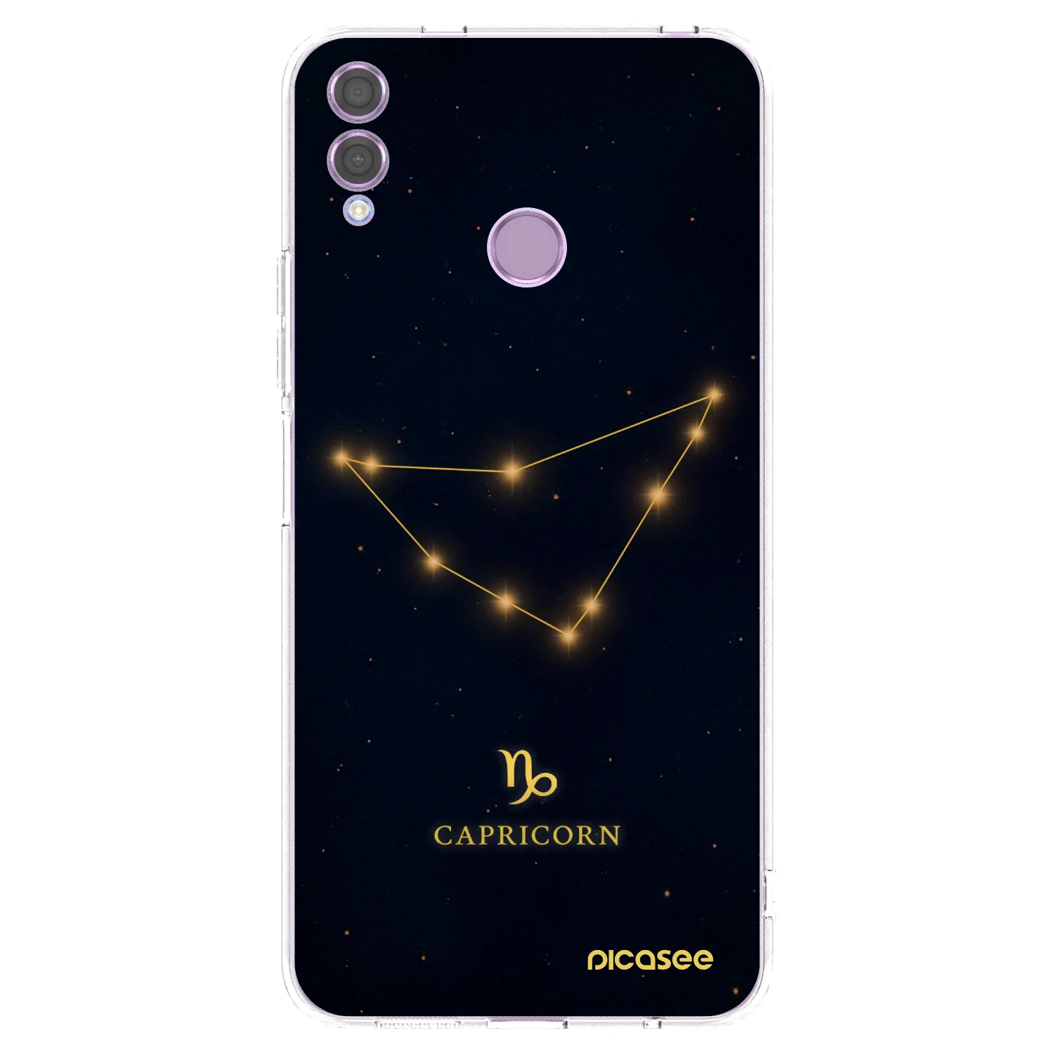 Picasee silikonski prozorni ovitek za Honor 8X - CAPRICORN
