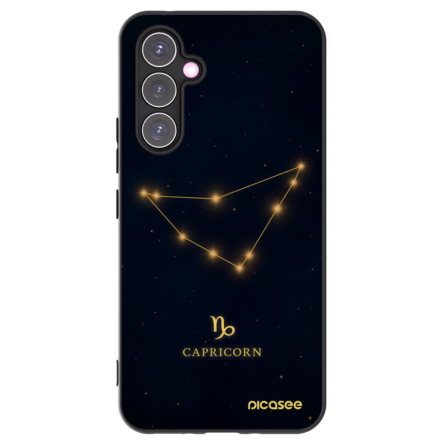 Picasee silikonski črni ovitek za Samsung Galaxy A54 5G A546B - CAPRICORN