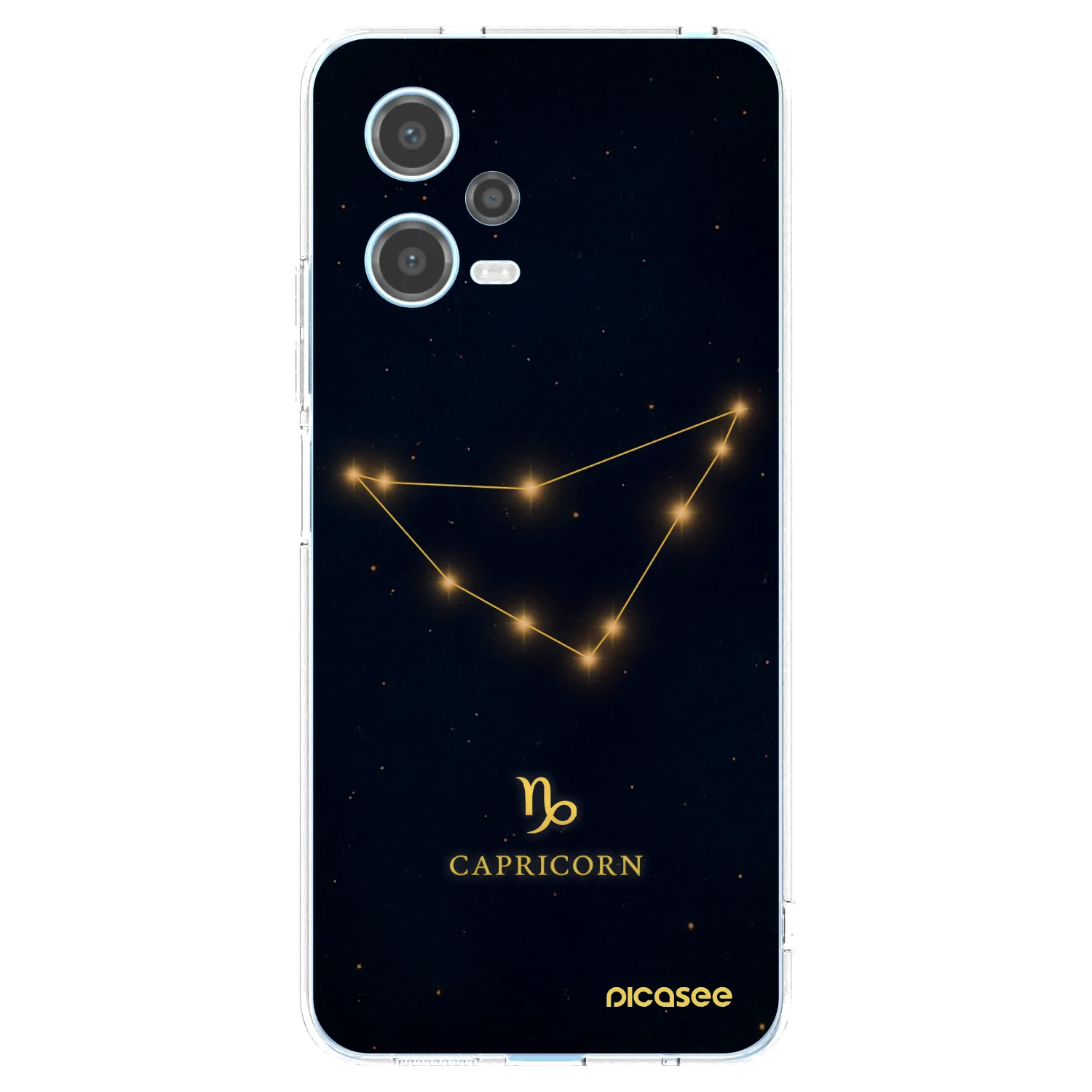 Picasee silikonski prozorni ovitek za Xiaomi Redmi Note 12 5G - CAPRICORN