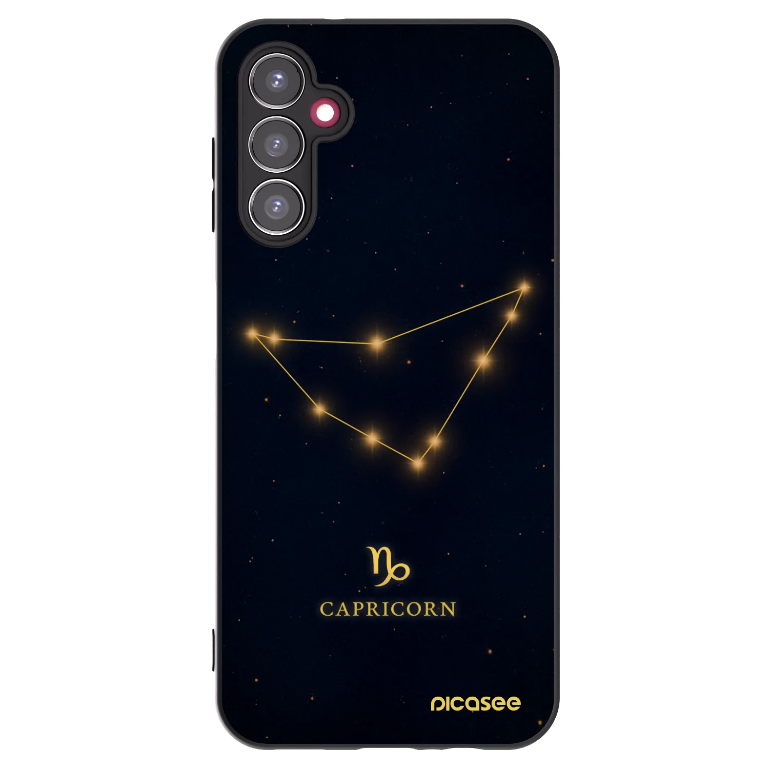 Picasee silikonski črni ovitek za Samsung Galaxy A14 5G A146P - CAPRICORN