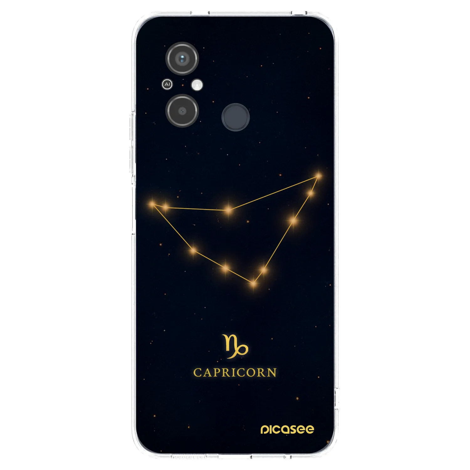Picasee silikonski prozorni ovitek za Xiaomi Redmi 12C - CAPRICORN