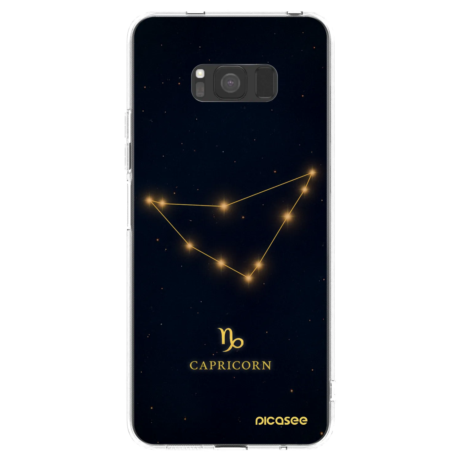 Picasee silikonski prozorni ovitek za Samsung Galaxy S8 G950F - CAPRICORN