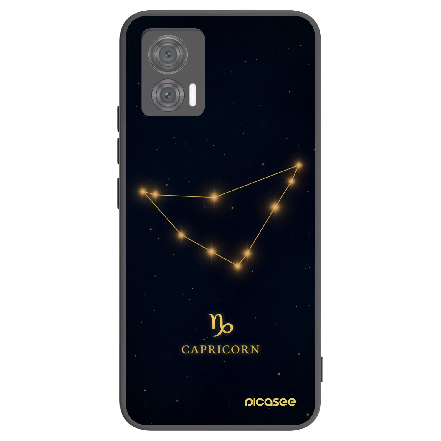 Picasee silikonski črni ovitek za Motorola Edge 30 Neo - CAPRICORN