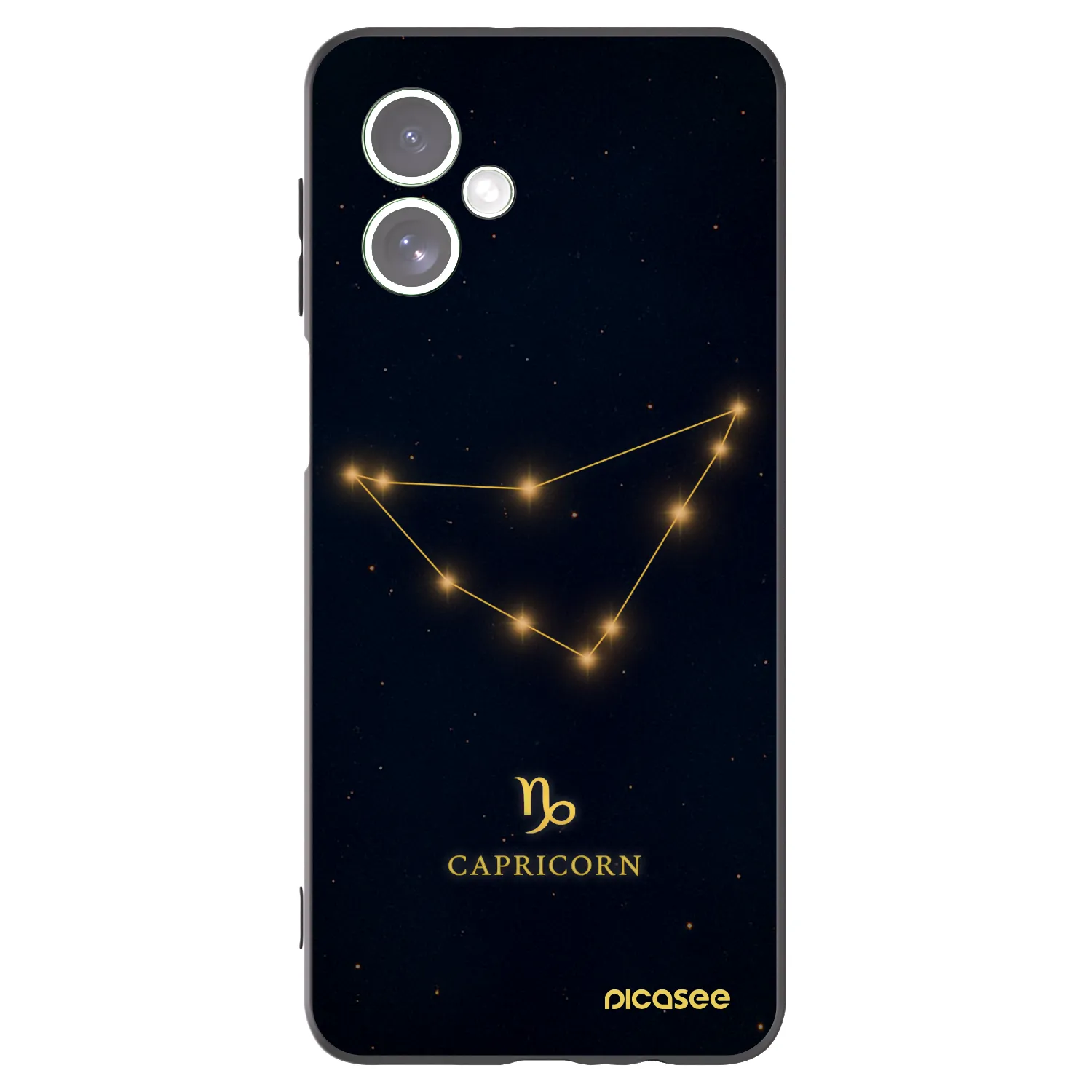 Picasee silikonski črni ovitek za Motorola Moto G54 5G - CAPRICORN