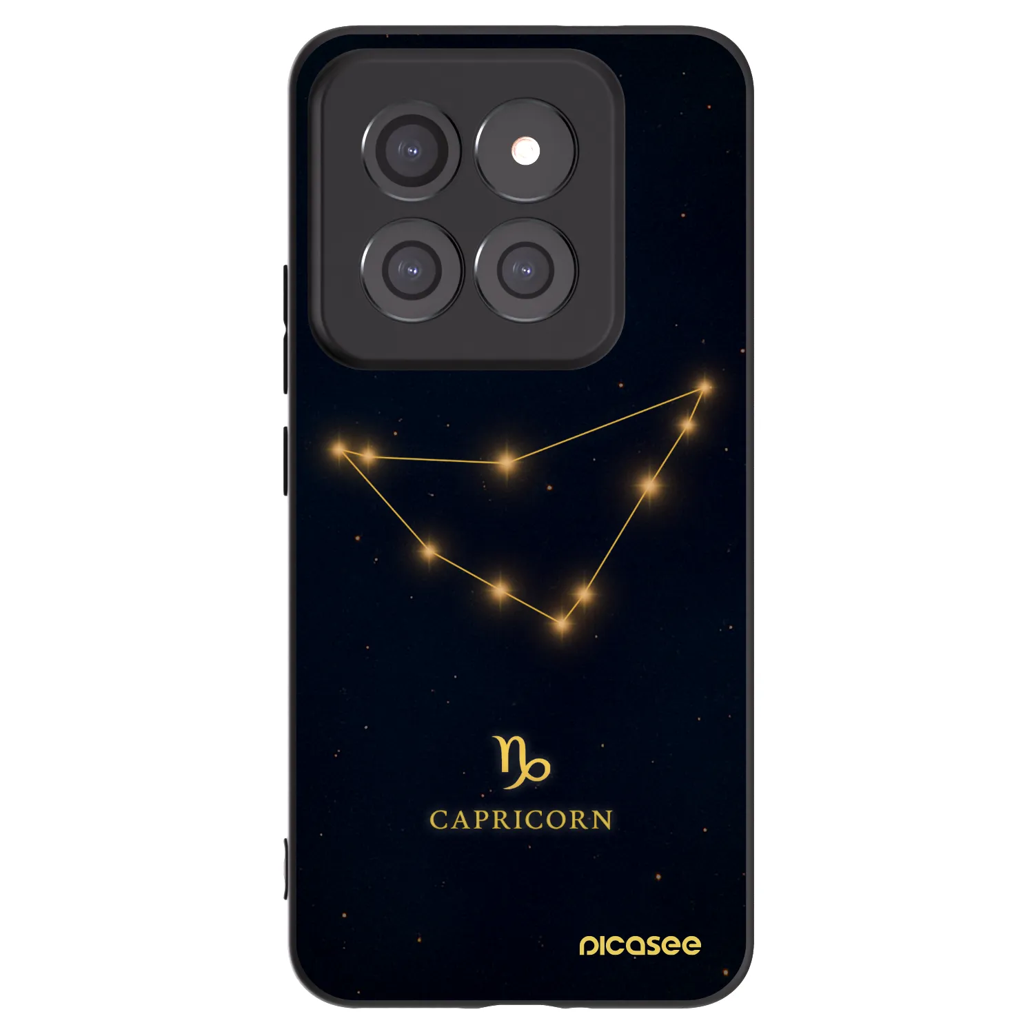 Picasee silikonski črni ovitek za Xiaomi 14 Pro - CAPRICORN