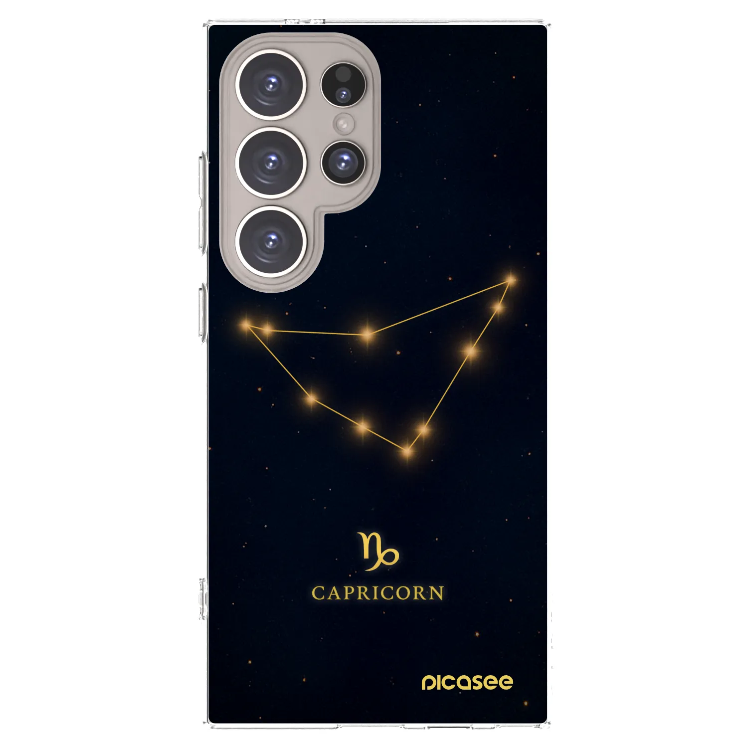 Picasee silikonski prozorni ovitek za Samsung Galaxy S24 Ultra S928B 5G - CAPRICORN