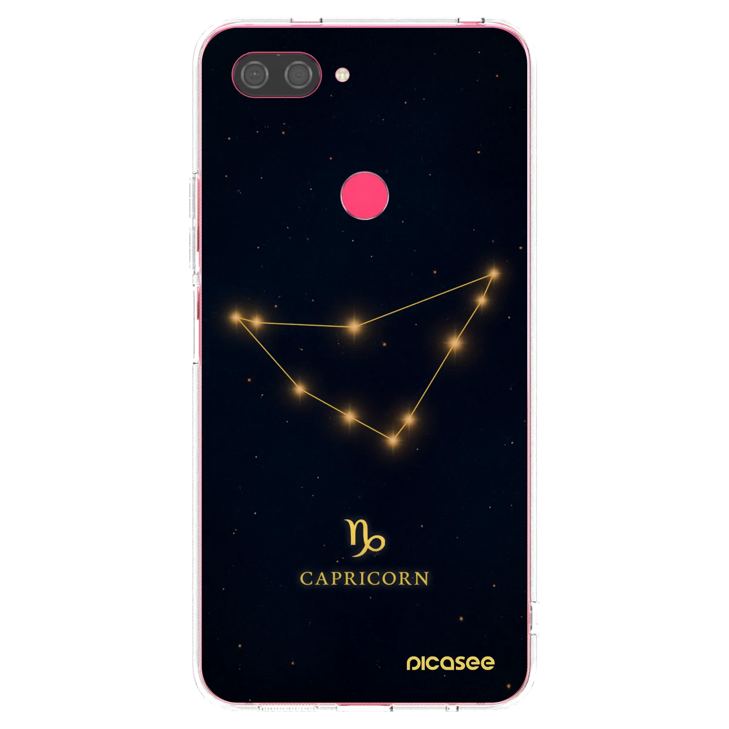 Picasee silikonski prozorni ovitek za Xiaomi Mi 8 Lite - CAPRICORN
