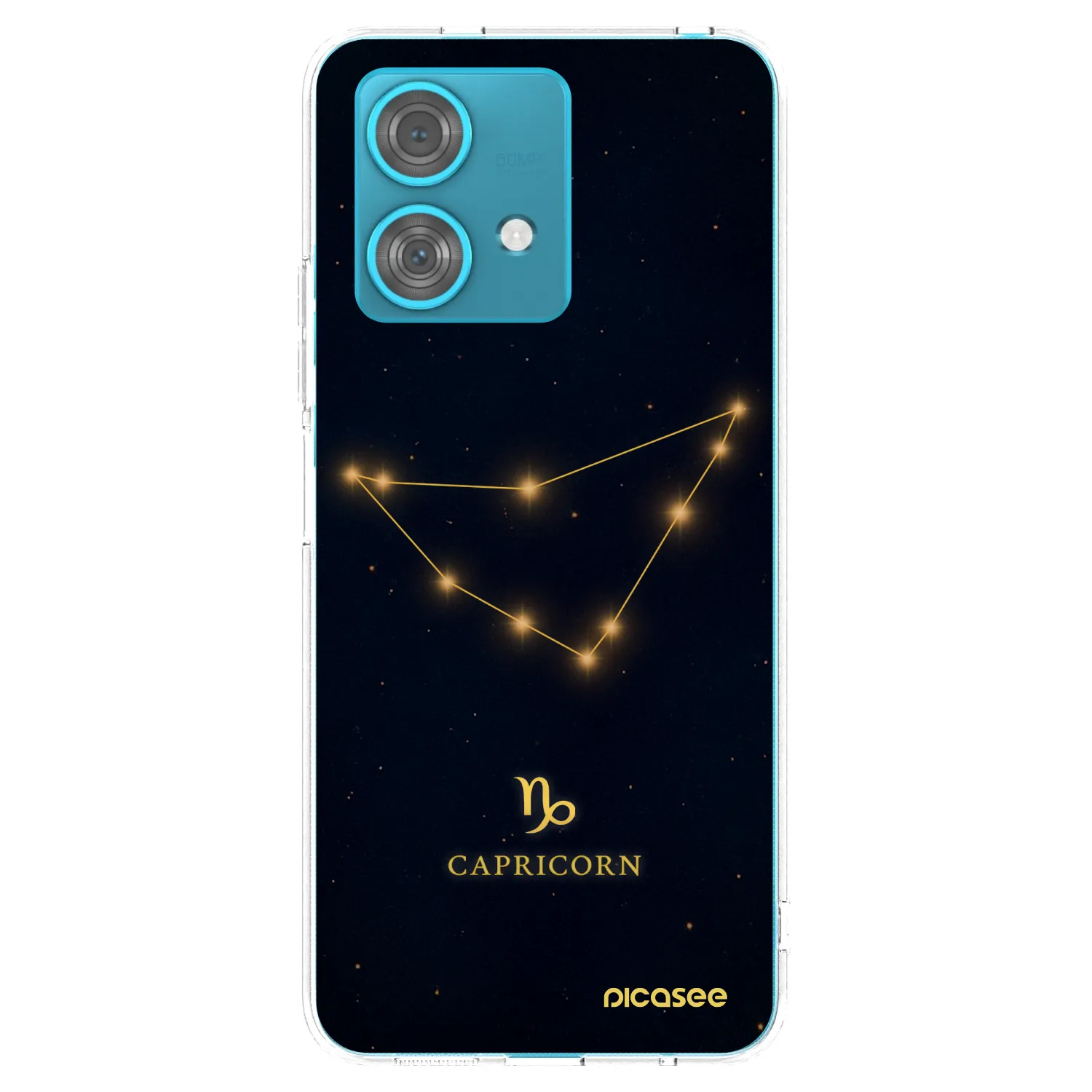 Picasee silikonski prozorni ovitek za Motorola Edge 40 Neo - CAPRICORN