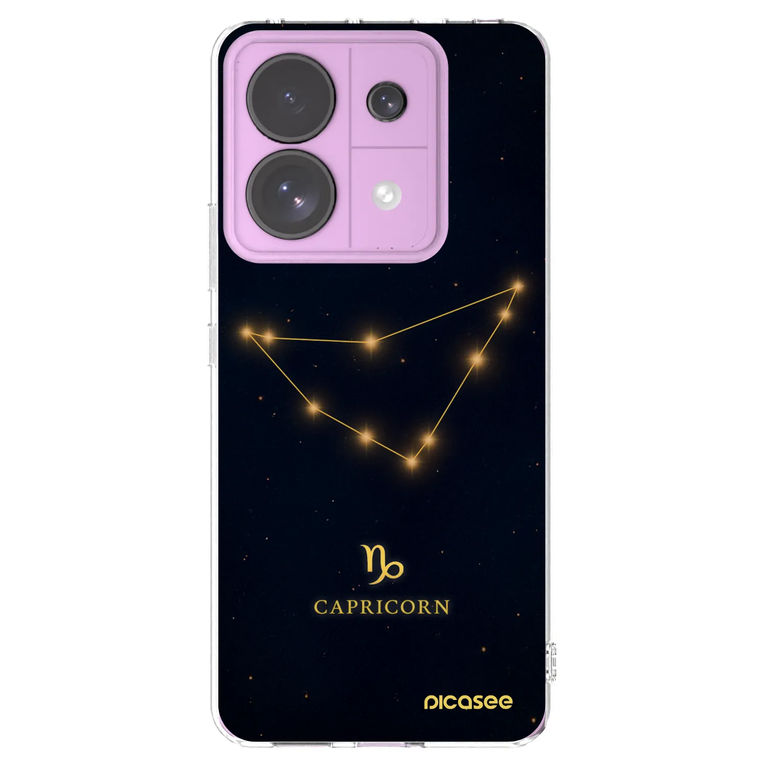 Picasee silikonski prozorni ovitek za Xiaomi Redmi Note 13 Pro 5G - CAPRICORN