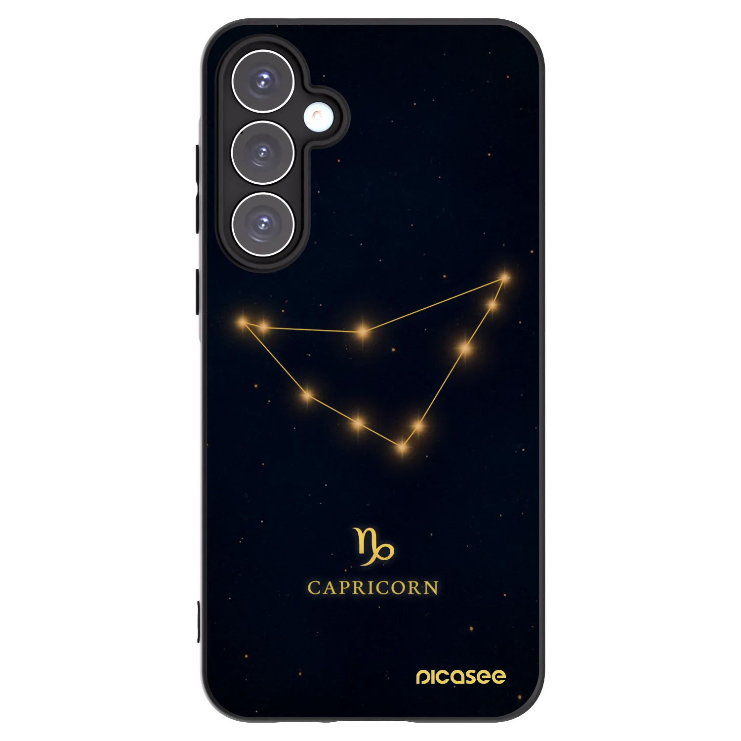 Picasee silikonski črni ovitek za Samsung Galaxy A55 5G A556B - CAPRICORN