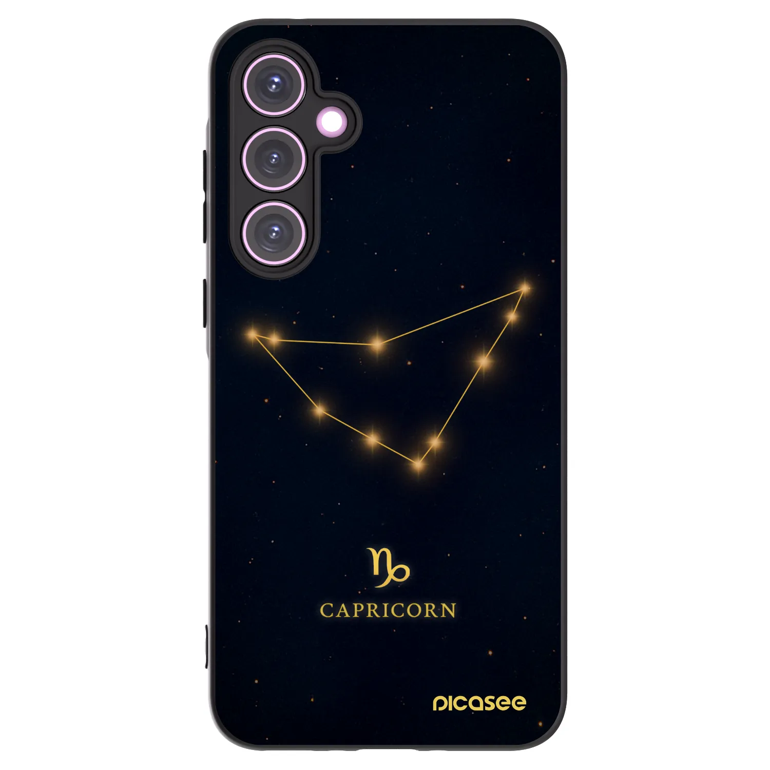 Picasee silikonski črni ovitek za Samsung Galaxy A35 5G A356B - CAPRICORN