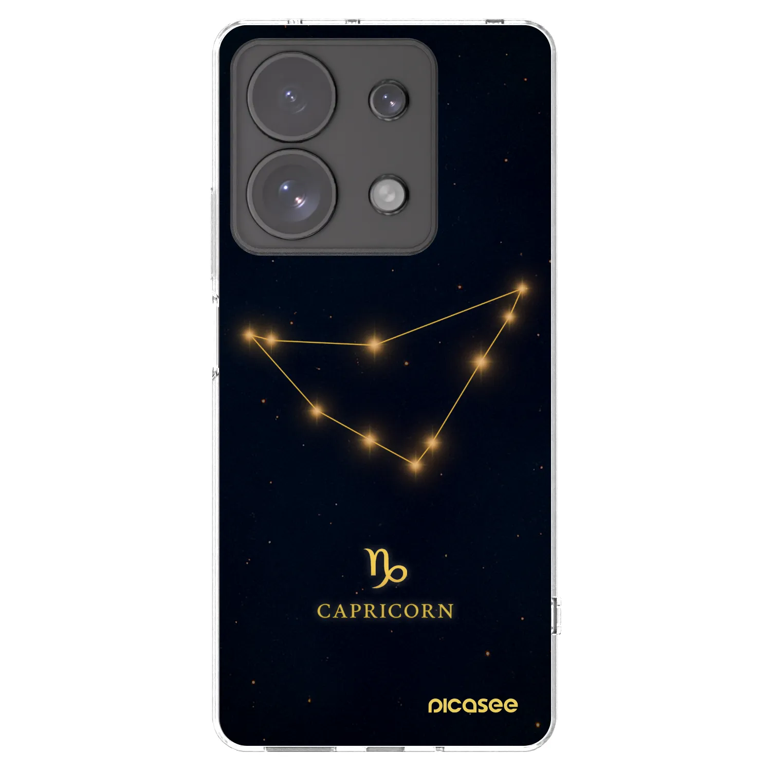 Picasee silikonski prozorni ovitek za Xiaomi Redmi Note 13 Pro 4G - CAPRICORN