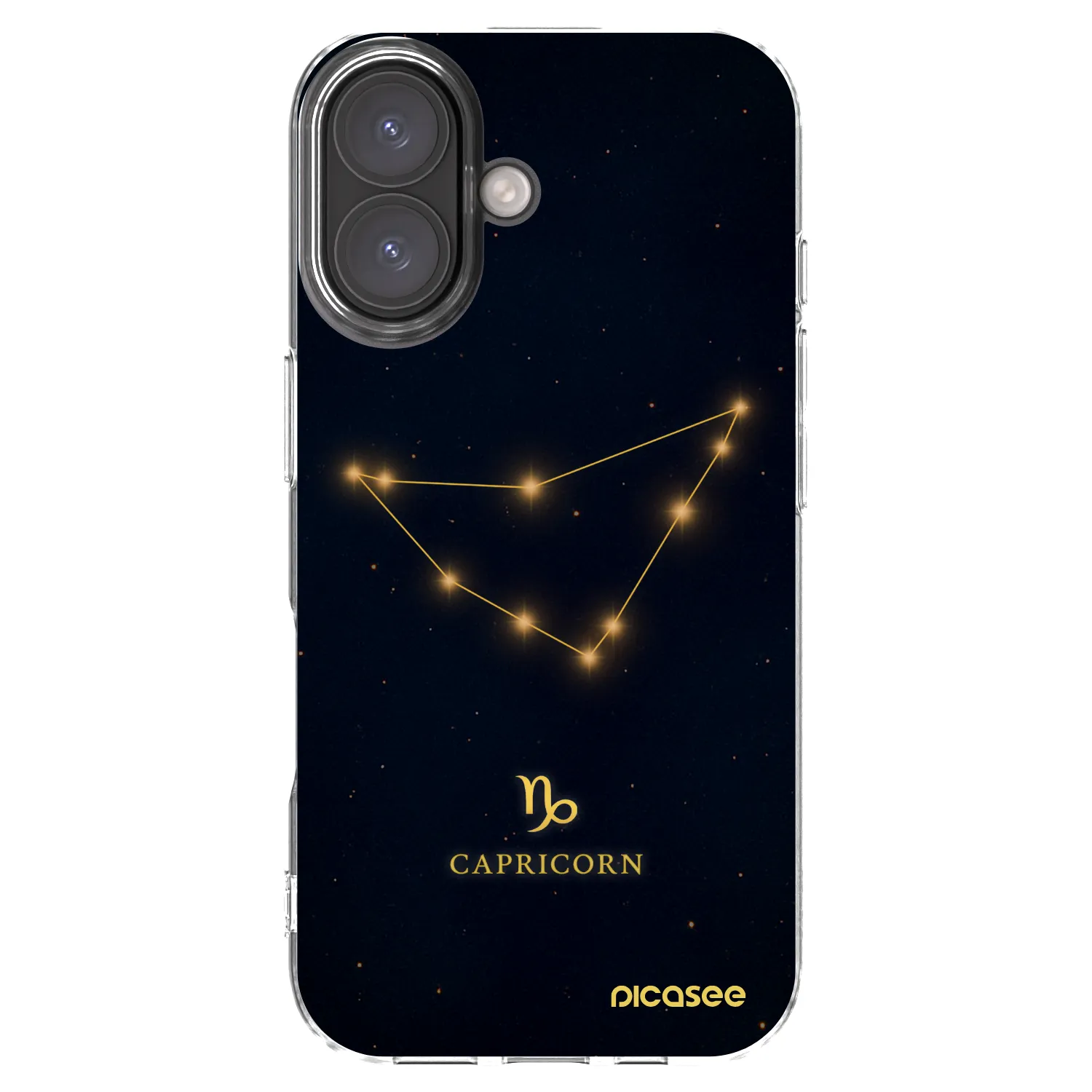 Picasee silikonski prozorni ovitek za Apple iPhone 16 - CAPRICORN