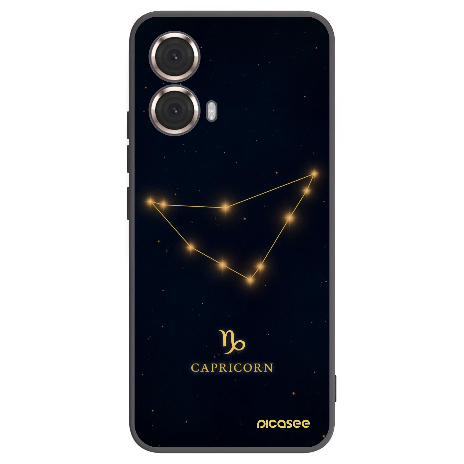 Picasee silikonski črni ovitek za Motorola Moto G85 - CAPRICORN