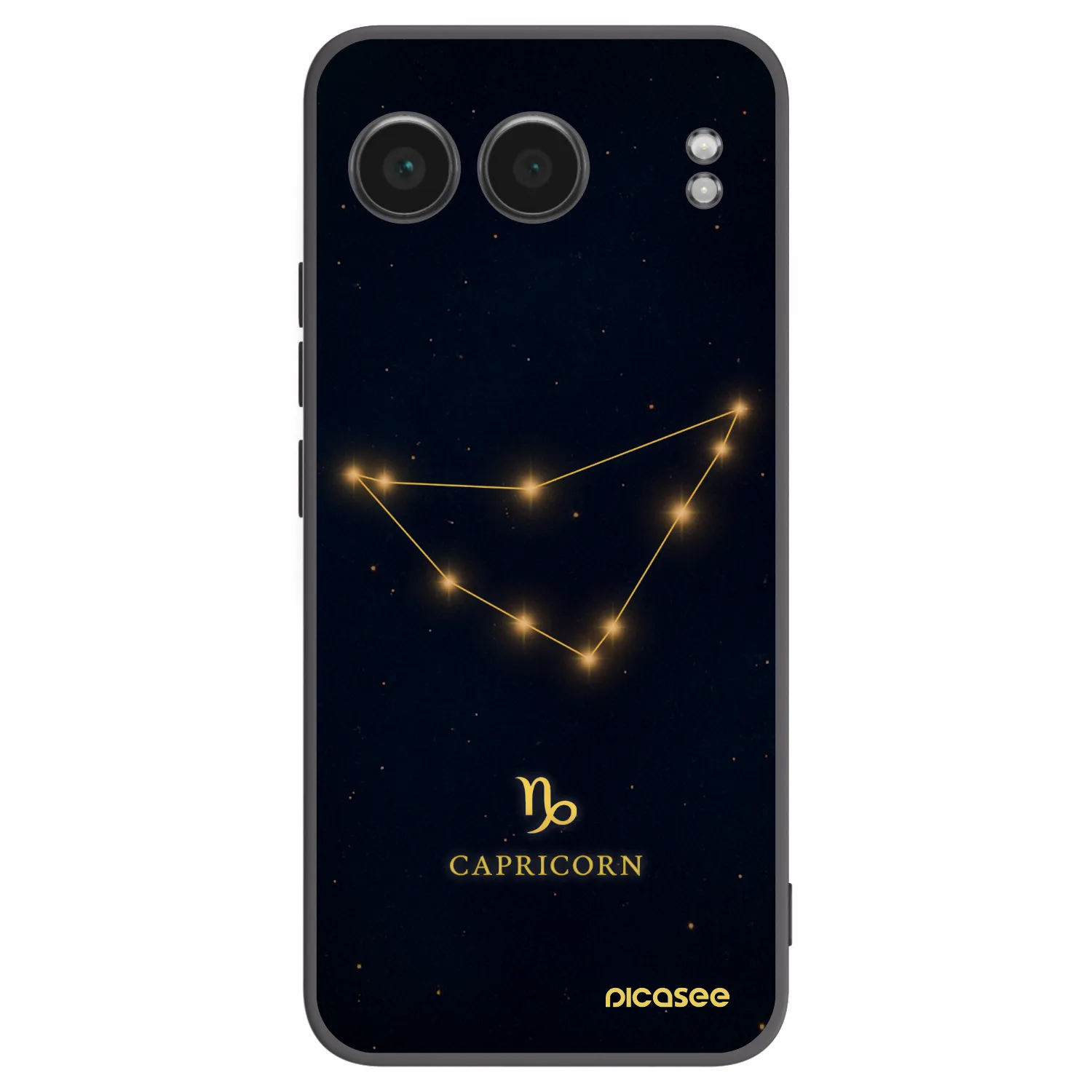 Picasee silikonski črni ovitek za OnePlus Nord 4 - CAPRICORN