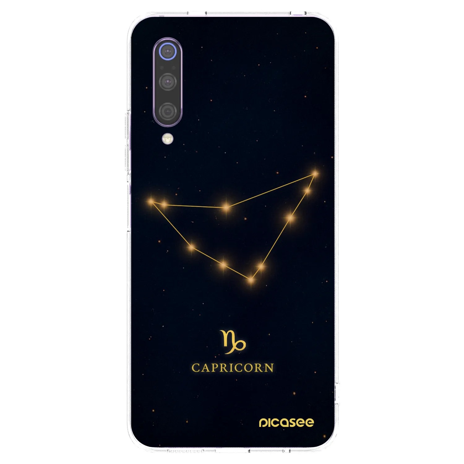 Picasee silikonski prozorni ovitek za Xiaomi Mi 9 - CAPRICORN
