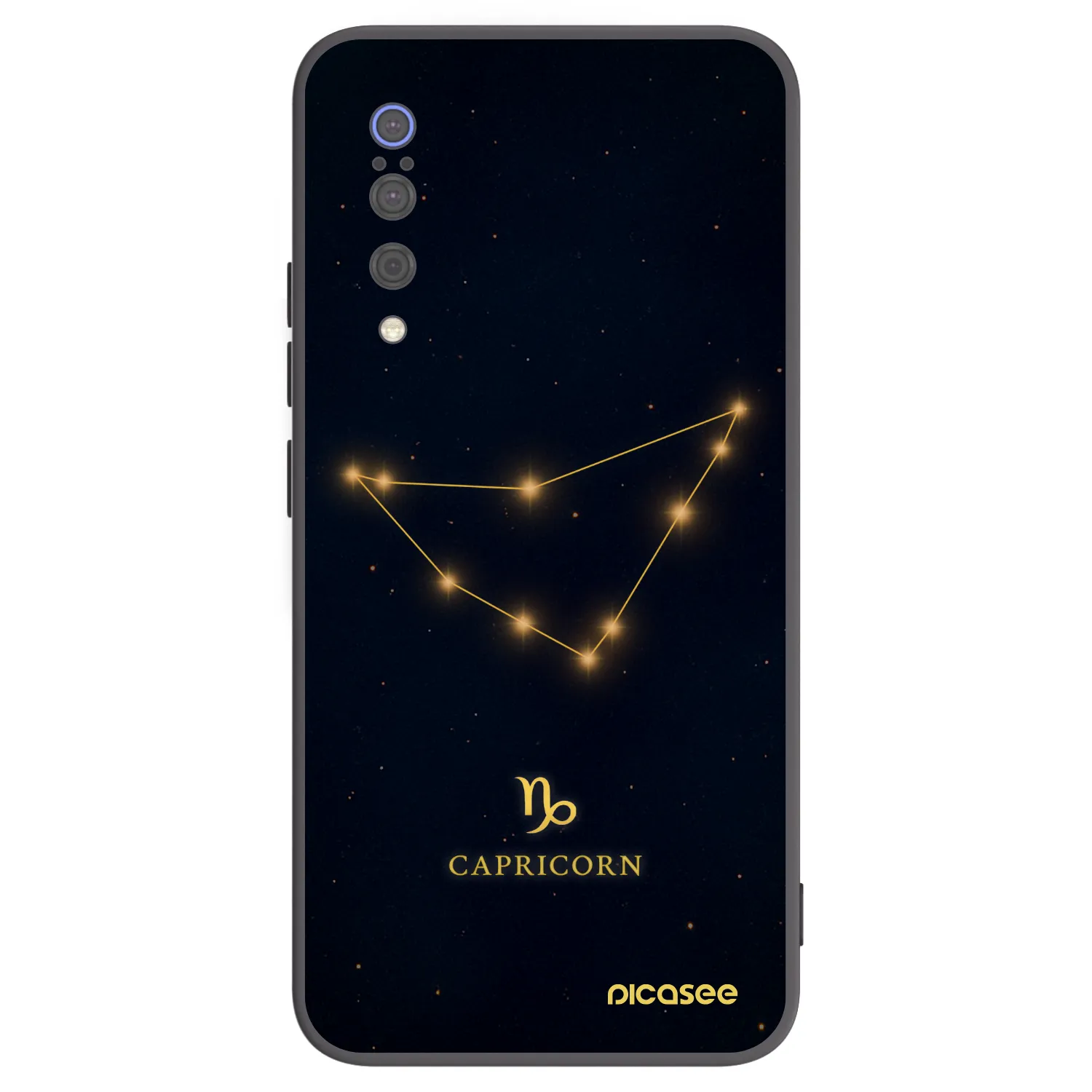 Picasee silikonski črni ovitek za Xiaomi Mi 9 - CAPRICORN