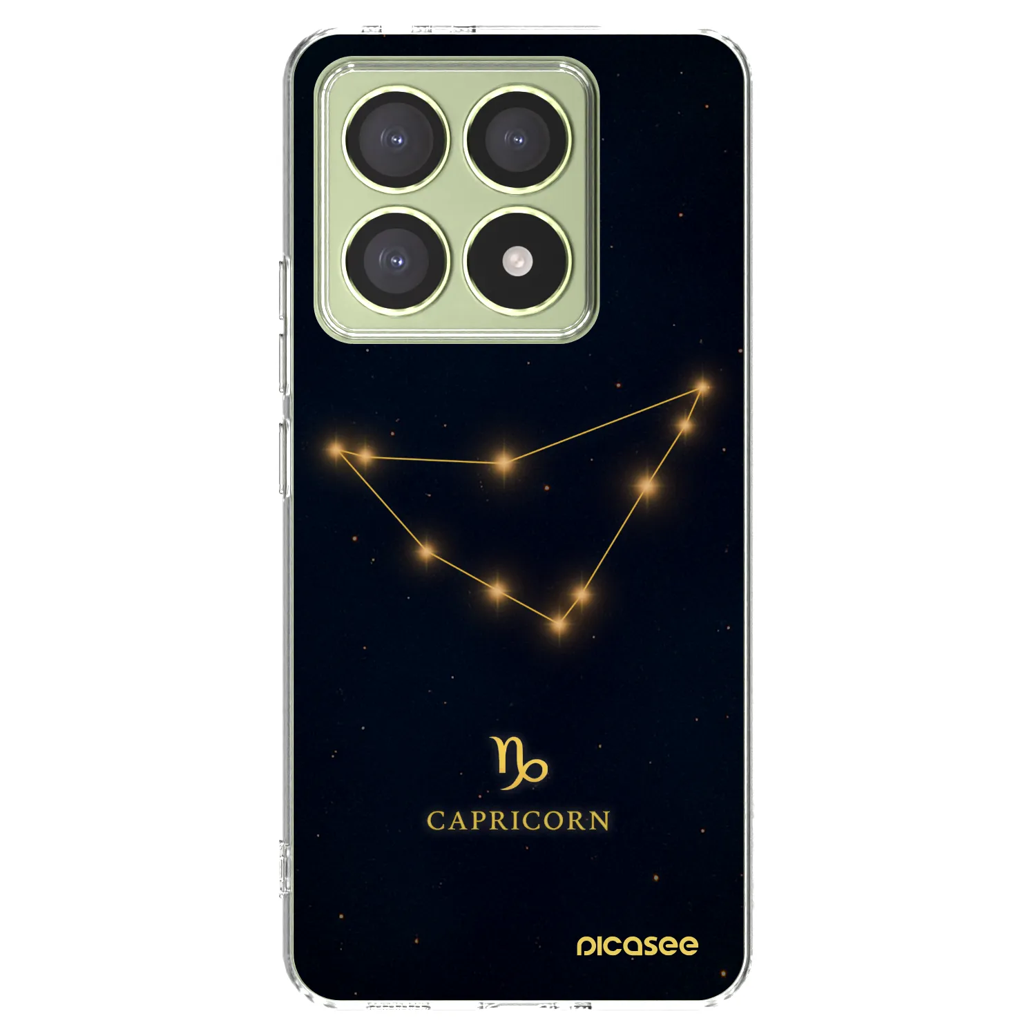 Picasee silikonski prozorni ovitek za Xiaomi 14T - CAPRICORN