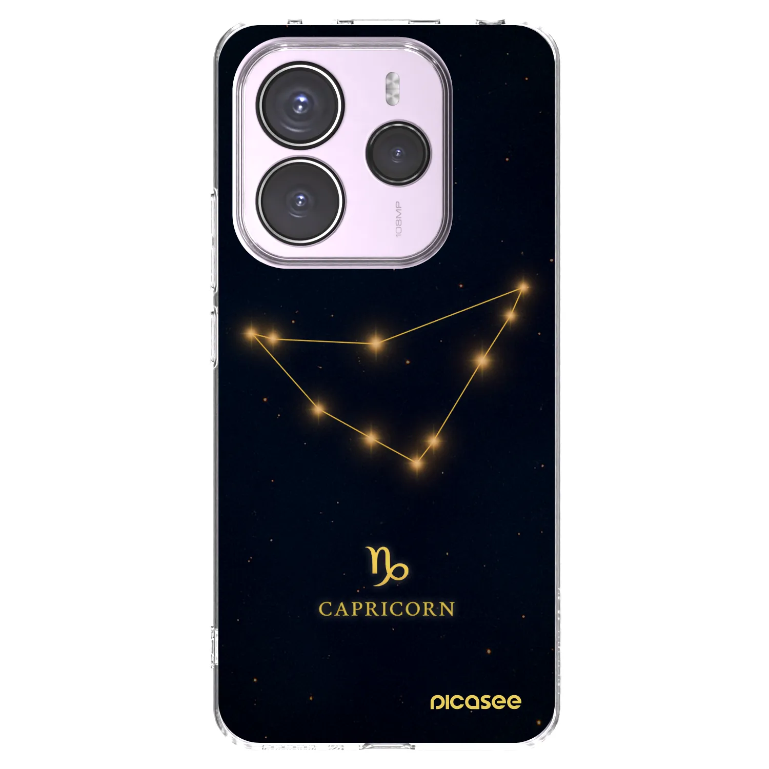 Picasee silikonski prozorni ovitek za Xiaomi Redmi Note 14 5G - CAPRICORN
