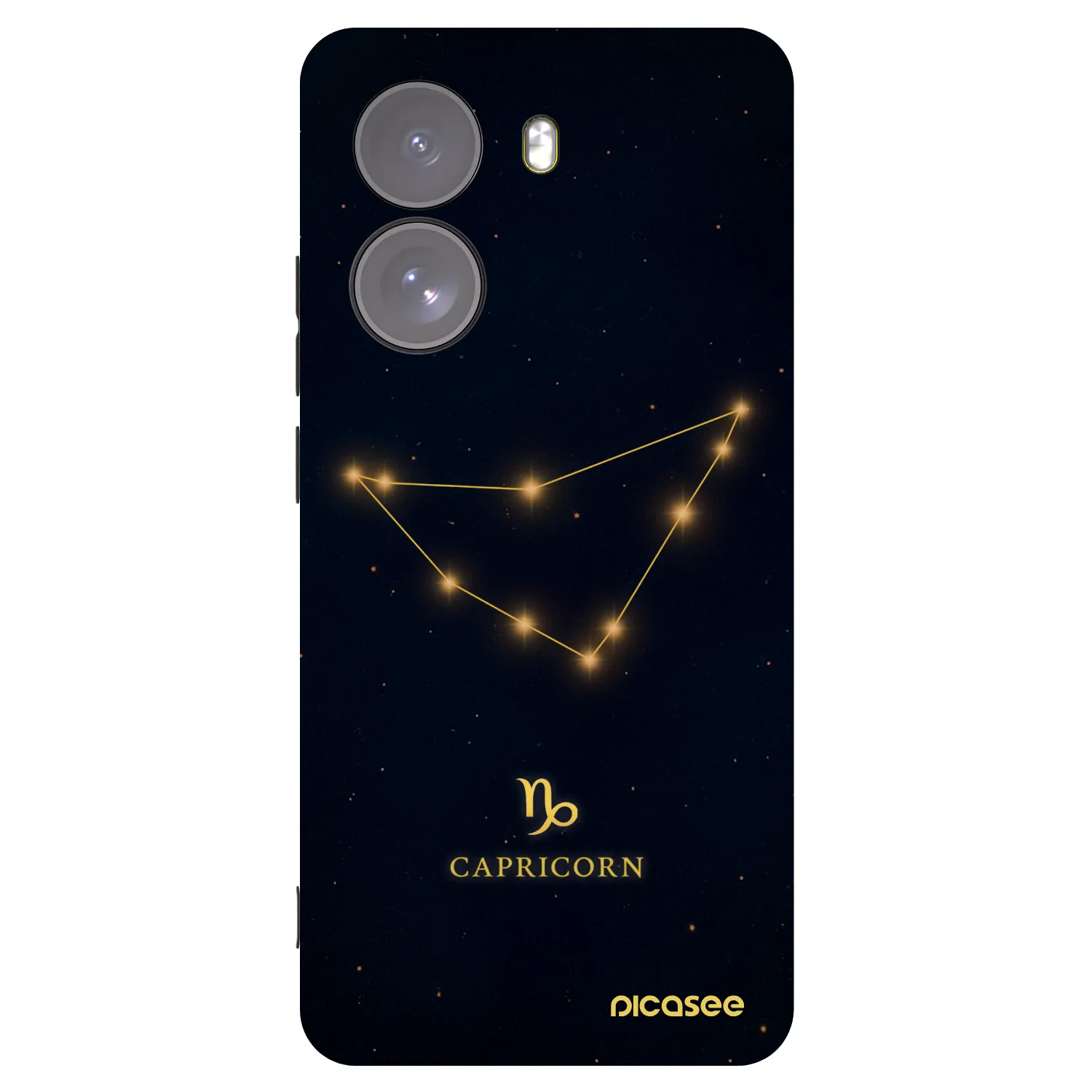 Picasee silikonski črni ovitek za Xiaomi Poco X7 - CAPRICORN