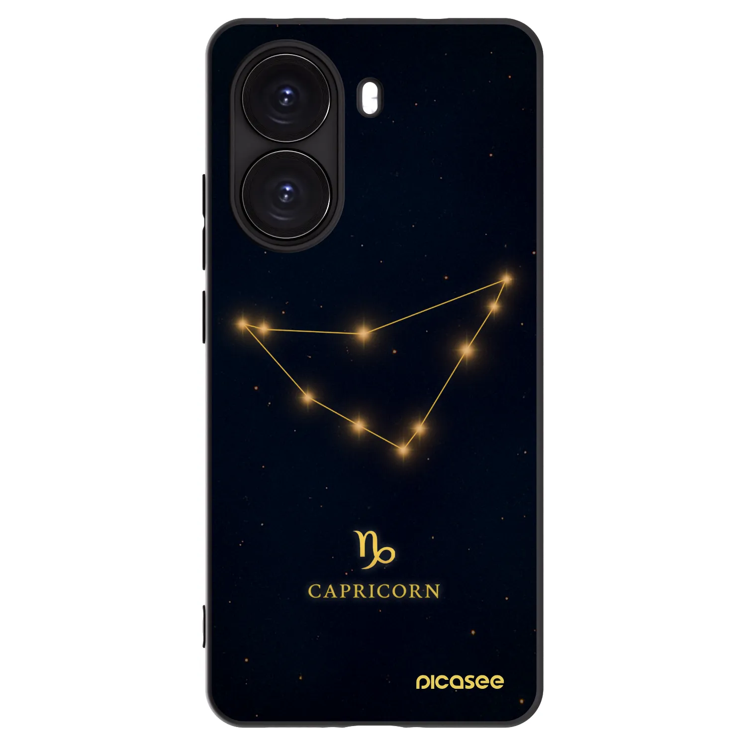 Picasee silikonski črni ovitek za Xiaomi Poco X7 Pro 5G - CAPRICORN