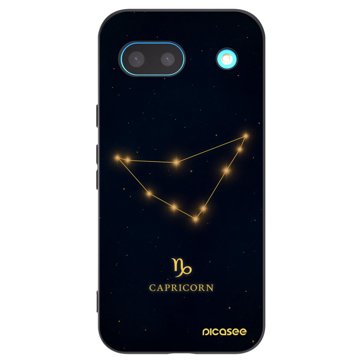 Picasee silikonski črni ovitek za Google Pixel 8 - CAPRICORN