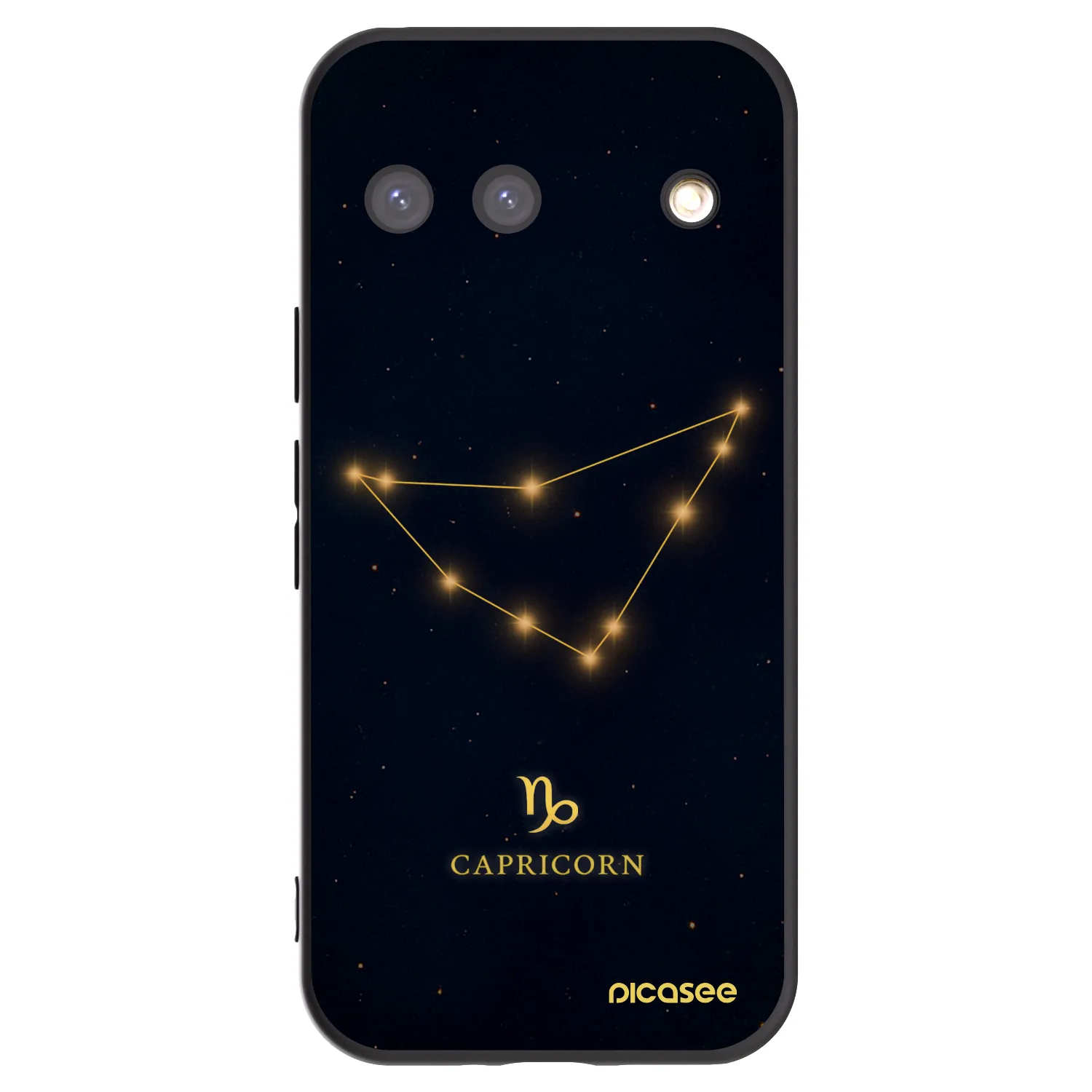 Picasee silikonski črni ovitek za Google Pixel 9 - CAPRICORN