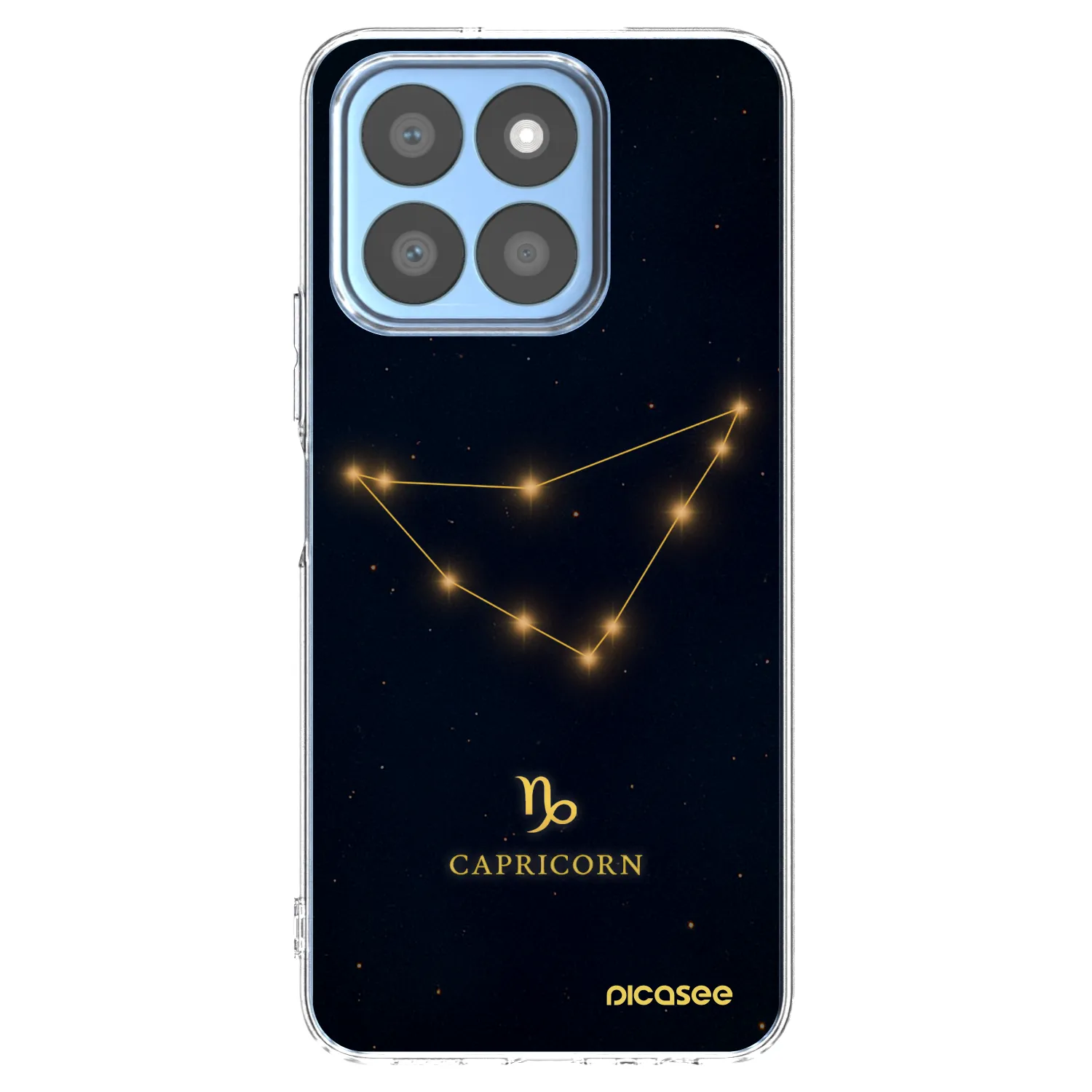 Picasee silikonski prozorni ovitek za Honor X8c - CAPRICORN