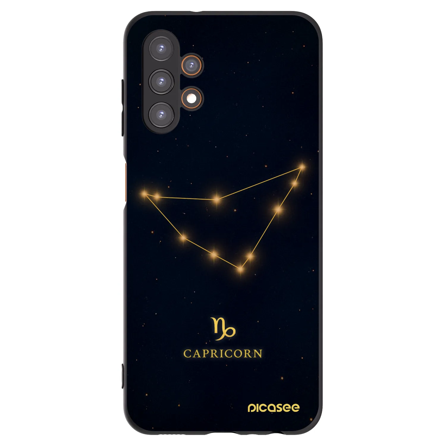 Picasee silikonski črni ovitek za Samsung Galaxy A13 5G - CAPRICORN