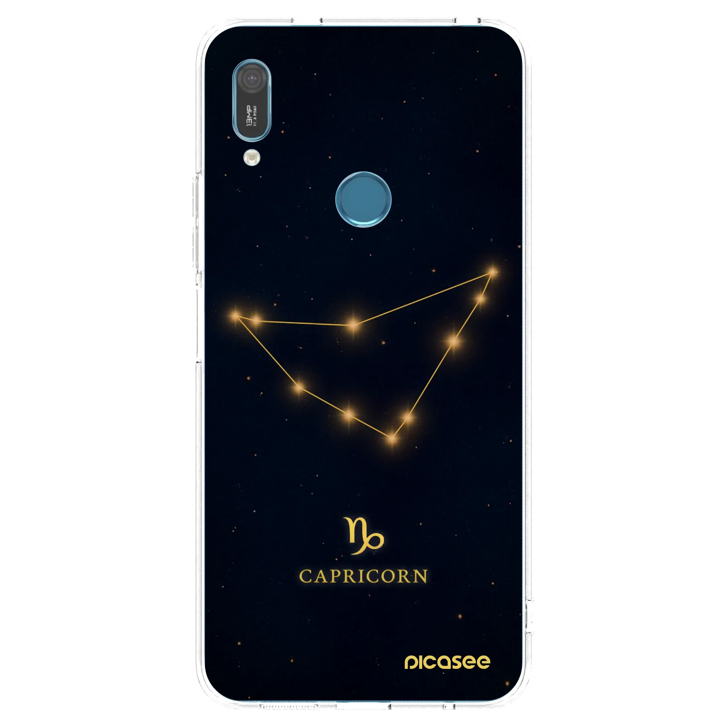 Picasee silikonski prozorni ovitek za Huawei Y6 2019 - CAPRICORN