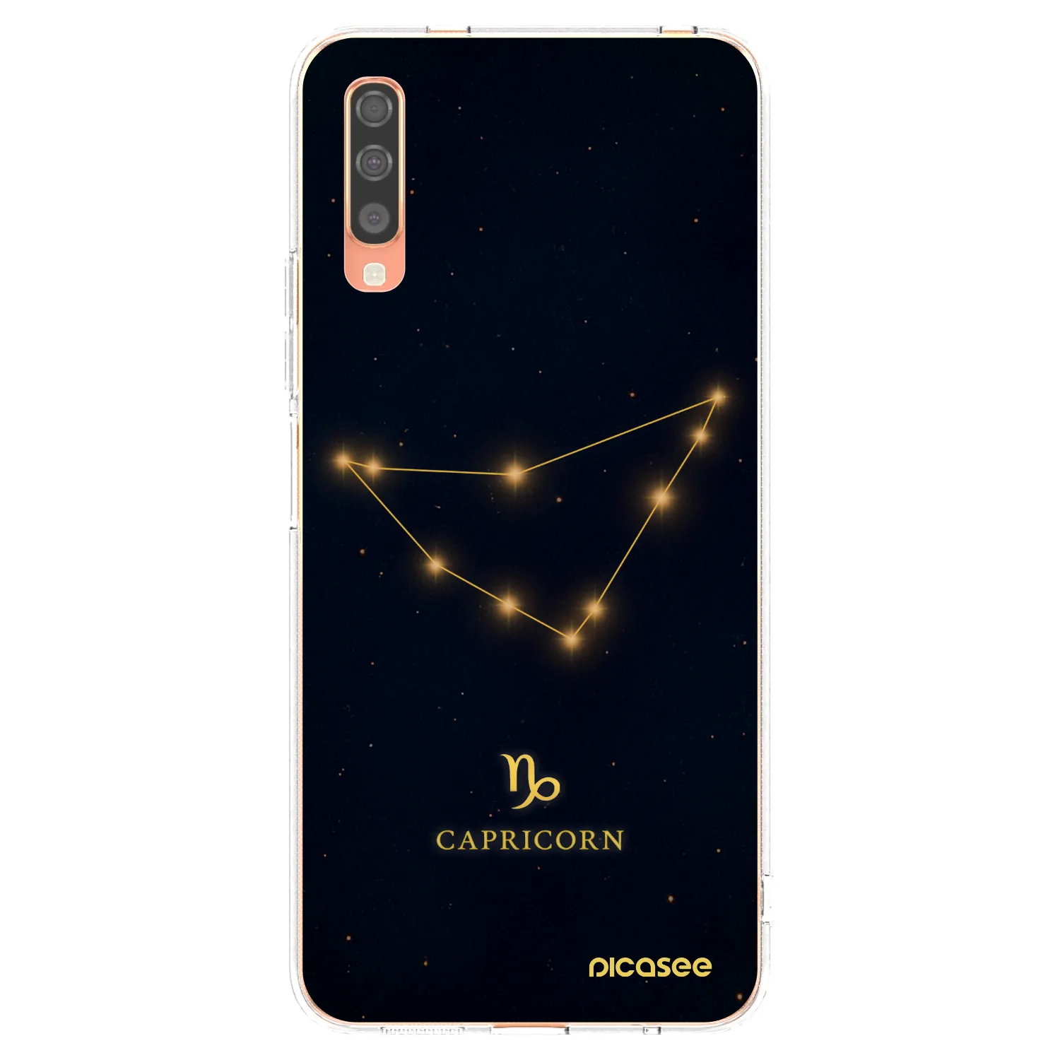 Picasee silikonski prozorni ovitek za Samsung Galaxy A70 A705F - CAPRICORN