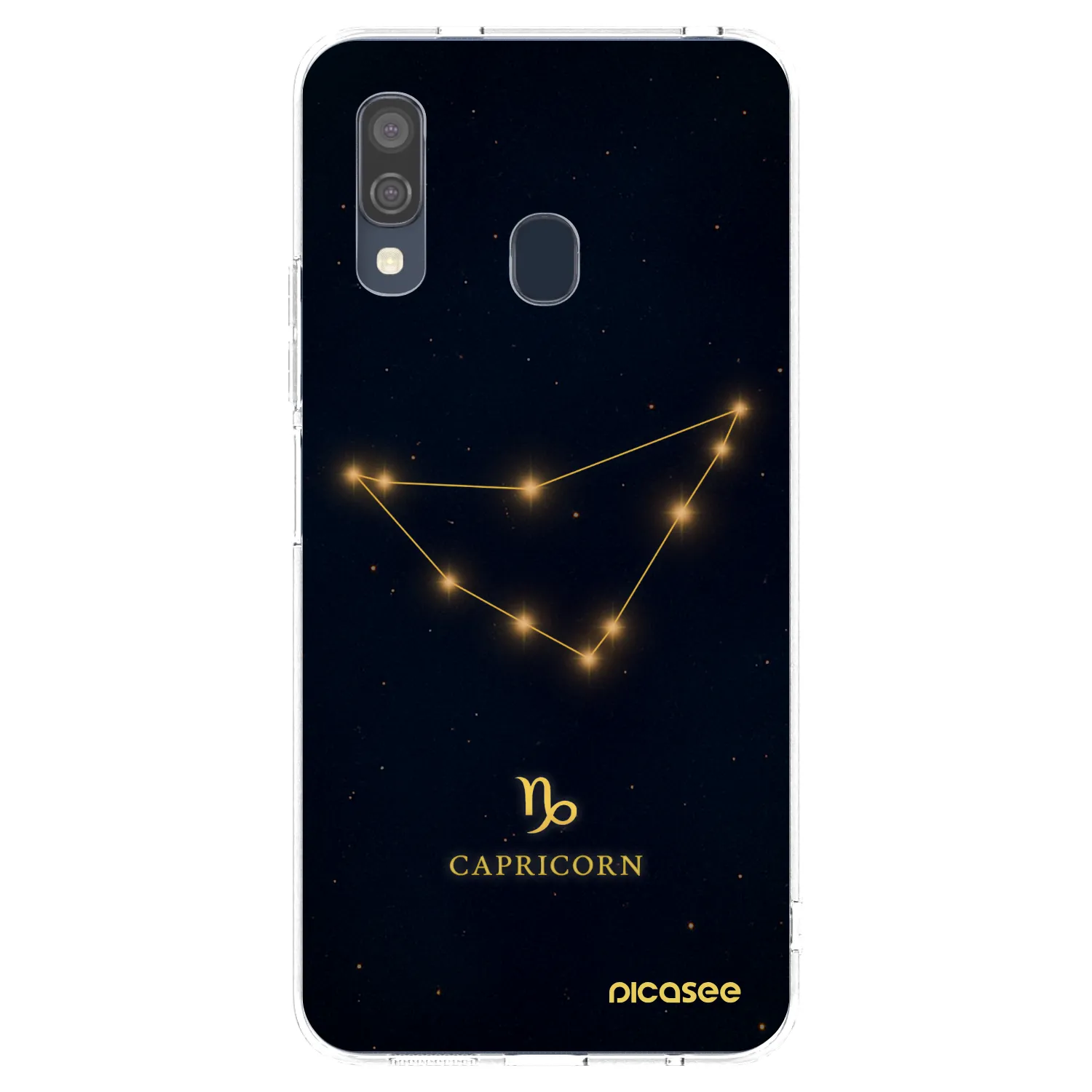 Picasee silikonski prozorni ovitek za Samsung Galaxy A40 A405F - CAPRICORN