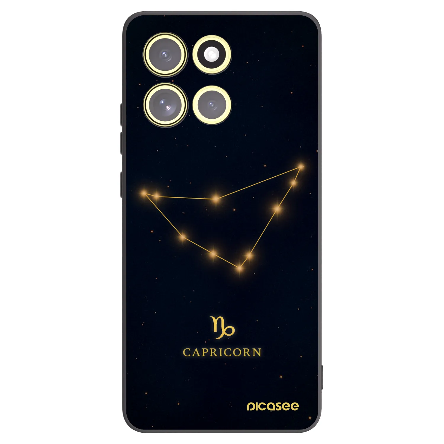 Picasee silikonski črni ovitek za Motorola Moto G86 5G - CAPRICORN