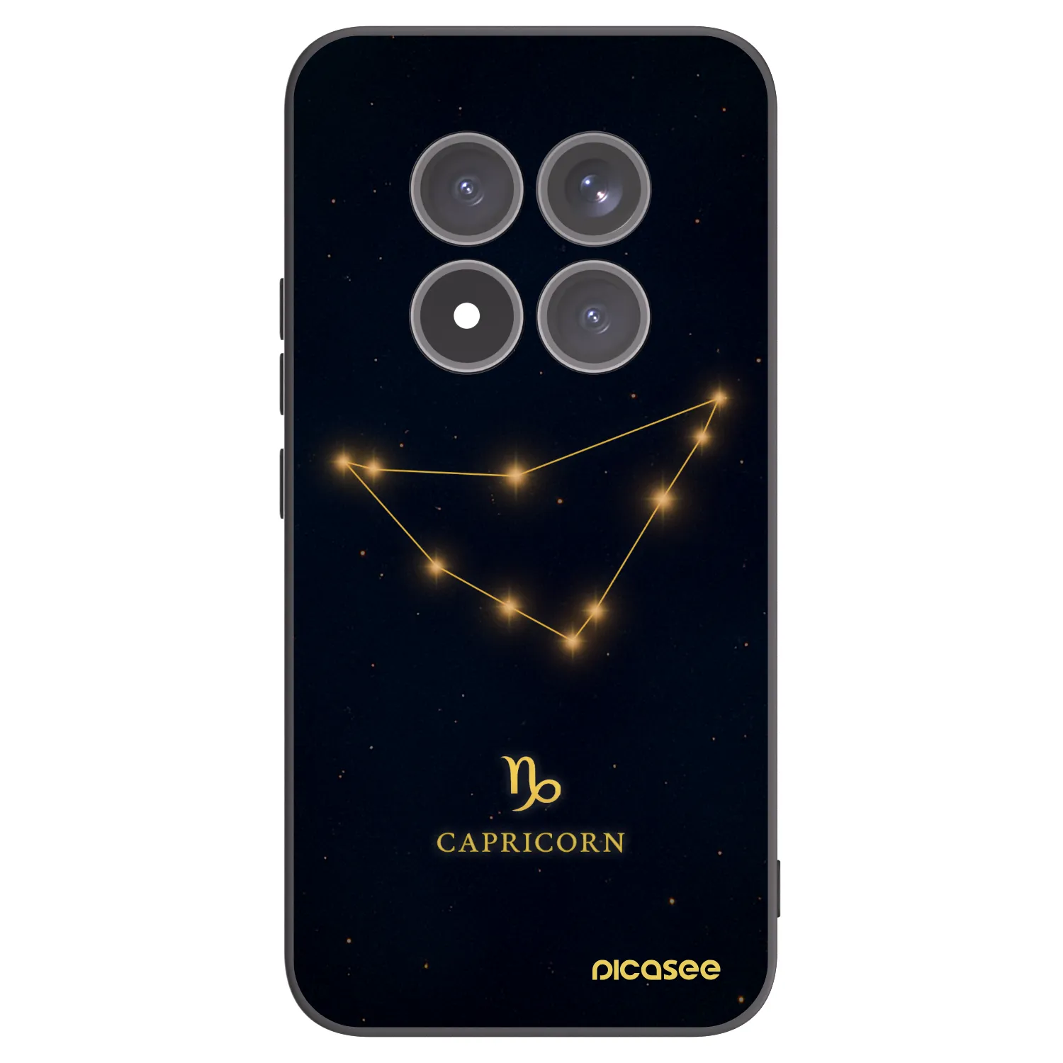 Picasee silikonski črni ovitek za Xiaomi Redmi Note 15 Pro+ - CAPRICORN