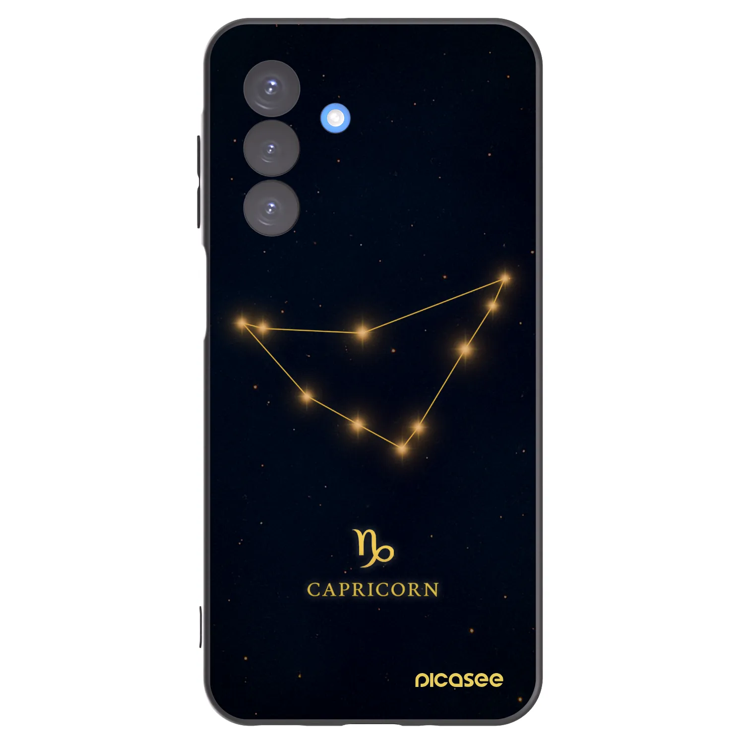 Picasee silikonski črni ovitek za Samsung Galaxy A17 5G - CAPRICORN