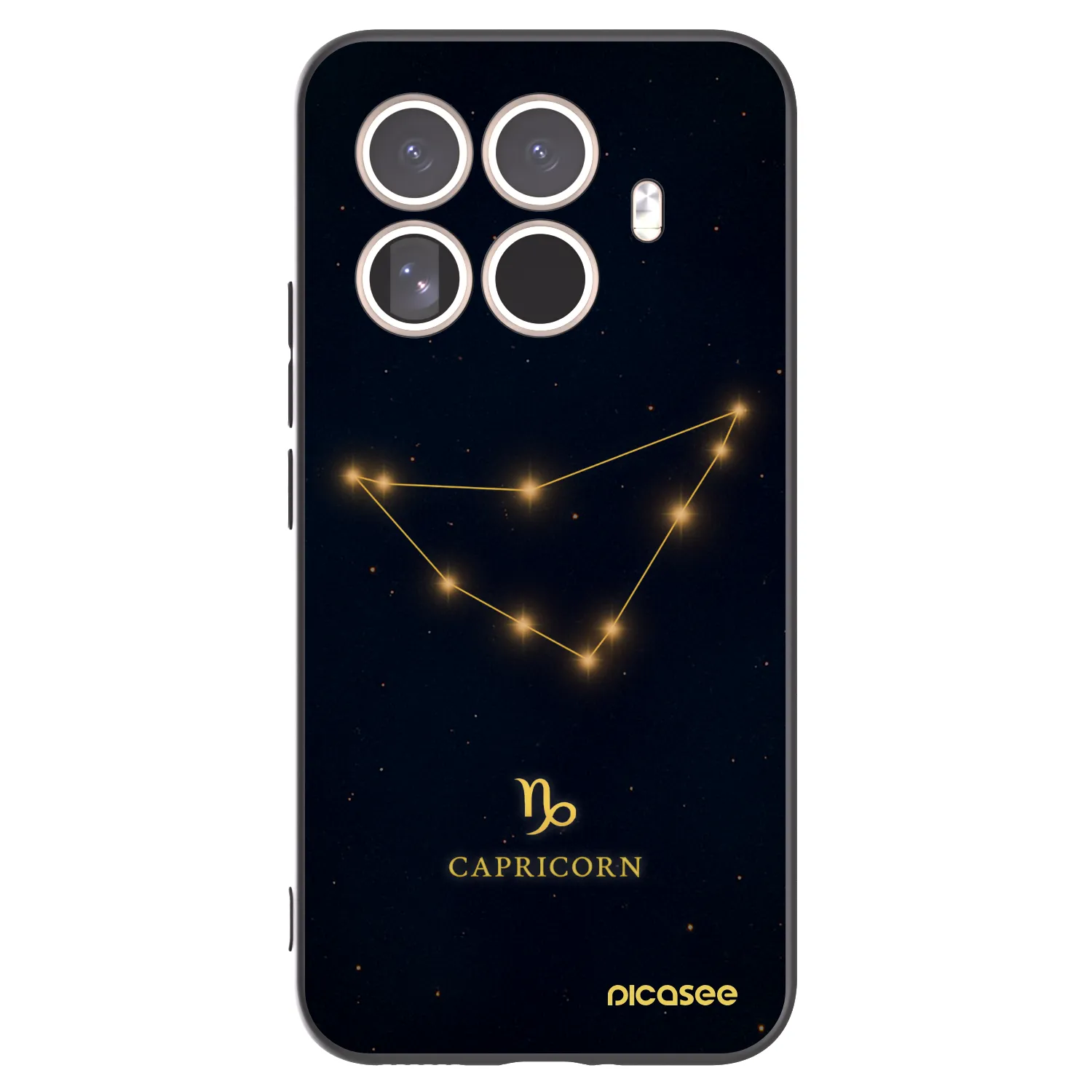 Picasee silikonski črni ovitek za Xiaomi 15T Pro - CAPRICORN