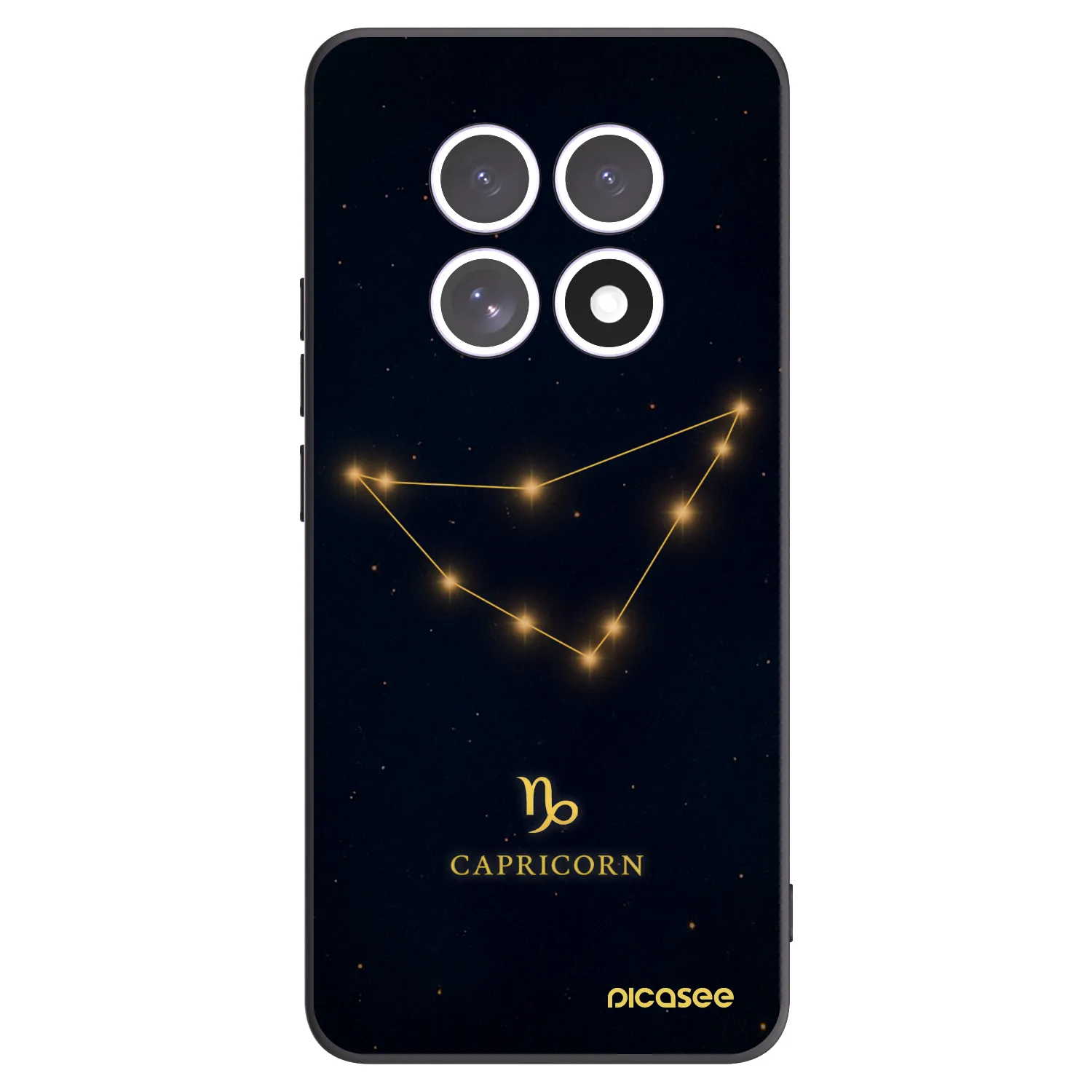 Picasee silikonski črni ovitek za Xiaomi Redmi Note 15 - CAPRICORN