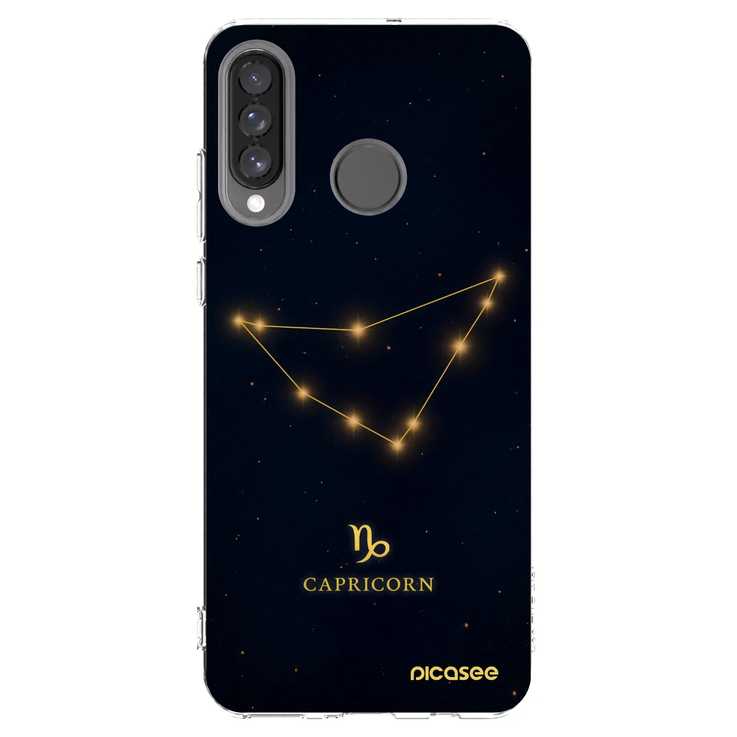 Picasee silikonski prozorni ovitek za Huawei P30 Lite - CAPRICORN