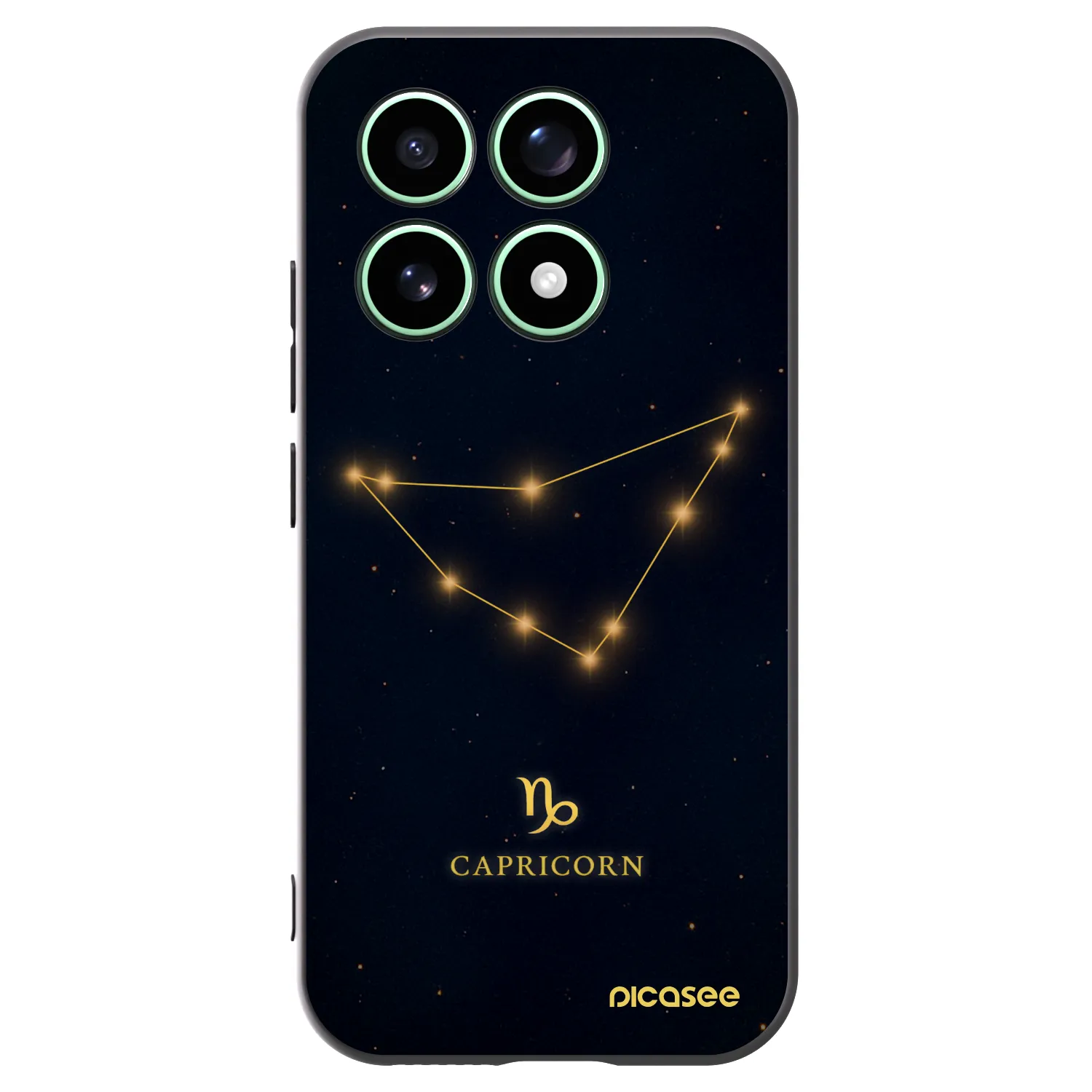 Picasee silikonski črni ovitek za Xiaomi 17 - CAPRICORN