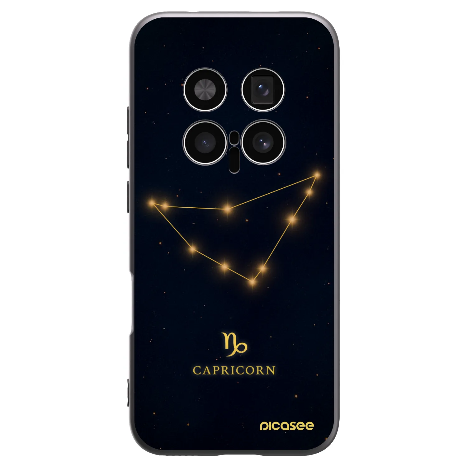 Picasee silikonski črni ovitek za Honor Magic8 Pro 5G - CAPRICORN